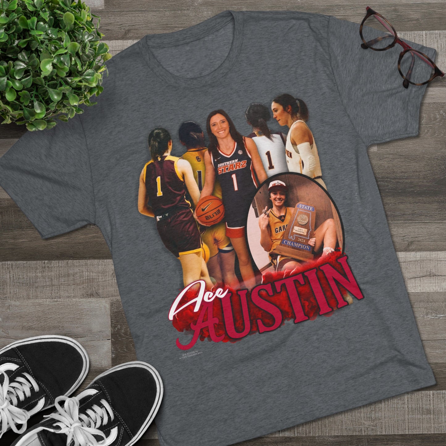 Ace Austin Tri-Blend Crew Tee