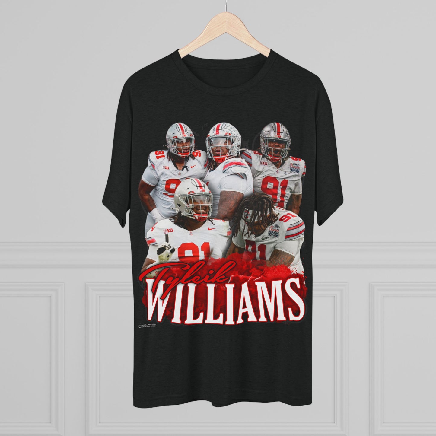 Tyleik Williams Tri-Blend Crew Tee