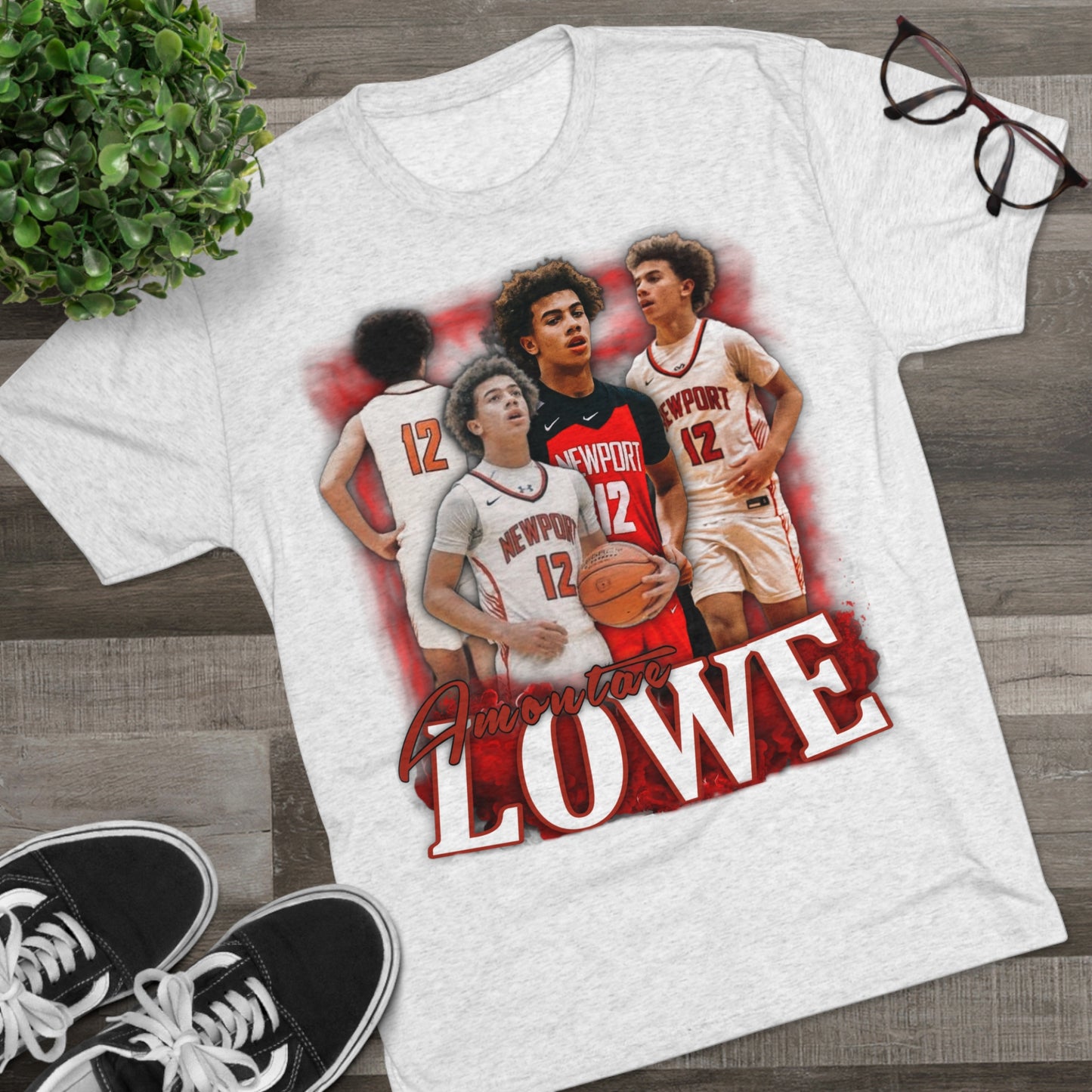 Amontae Lowe Tri-Blend Crew Tee
