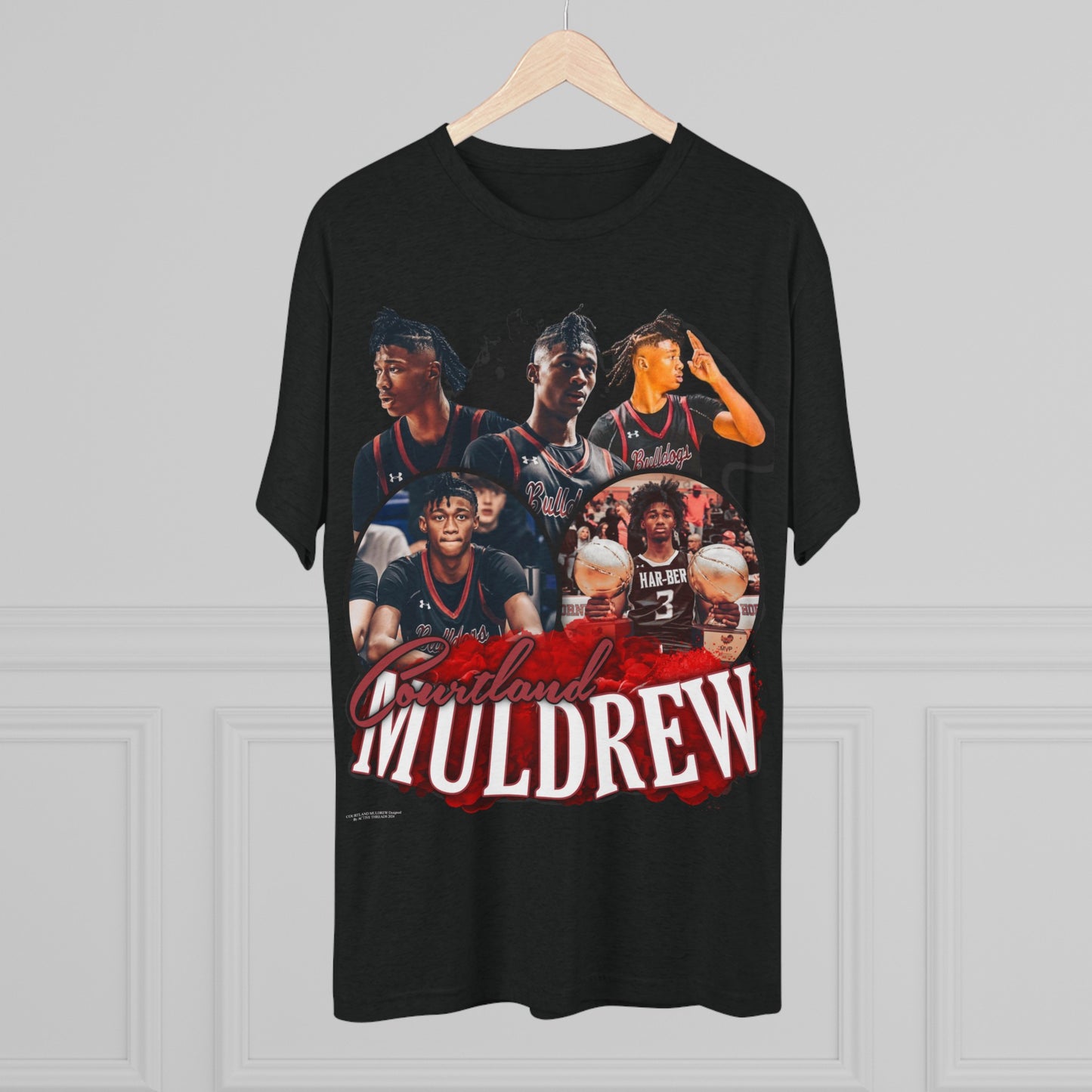 Courtland Muldrew Tri-Blend Crew Tee