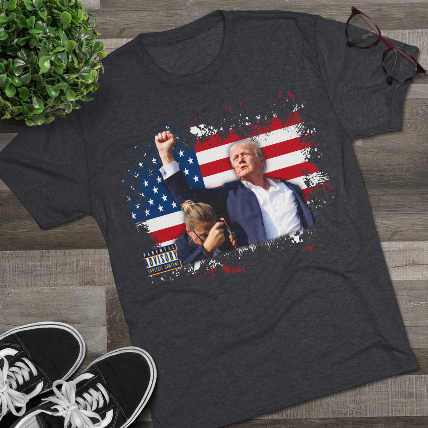 Trump Bulletproof Tri-Blend Crew Tee