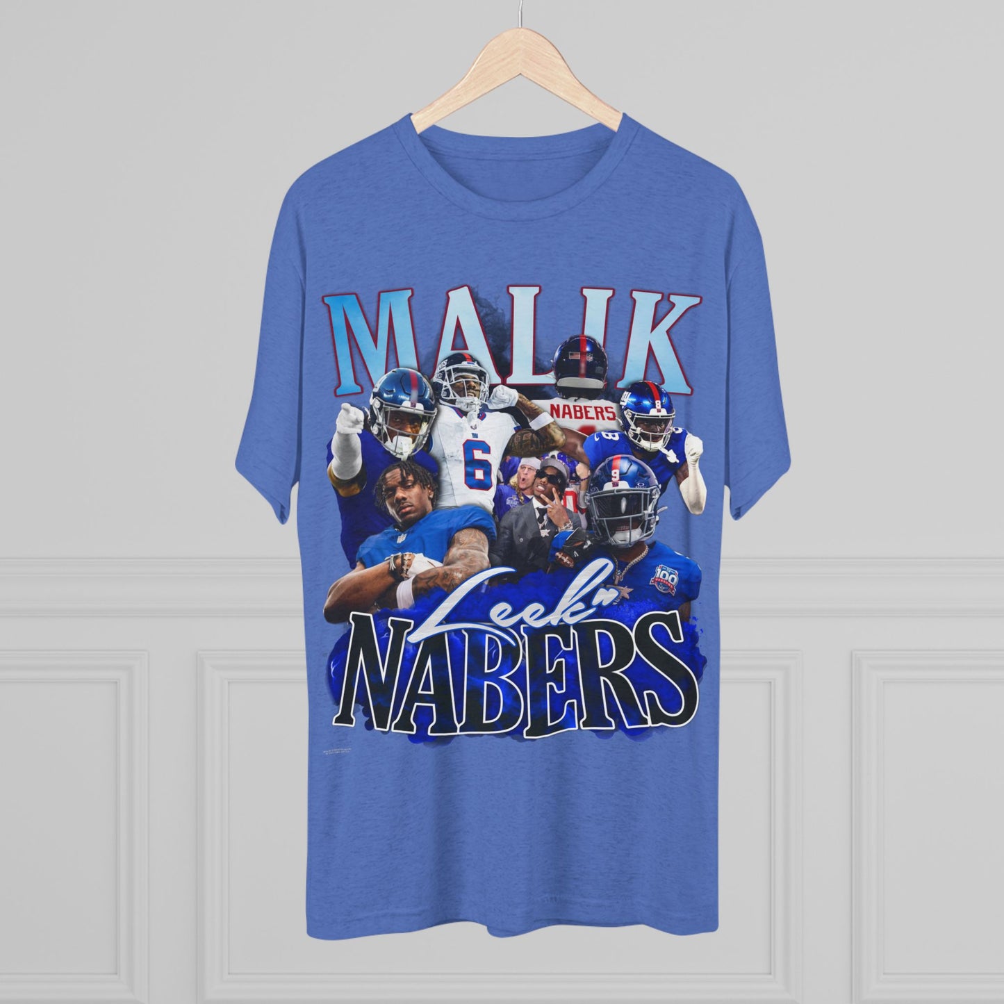 Malik Nabers Tri-Blend Crew Tee