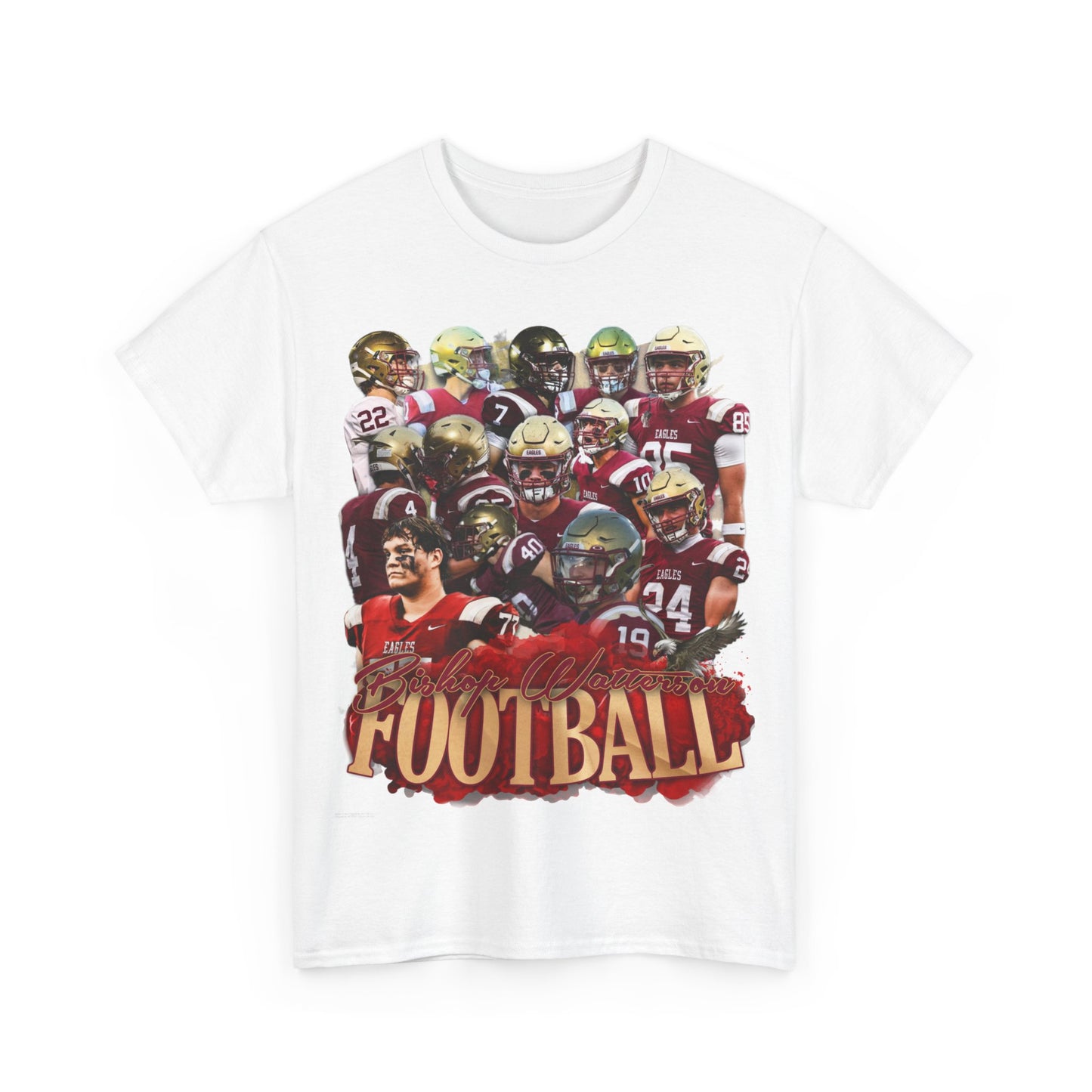 Bishop Watterson Football 2024 Heavy Cotton Tee