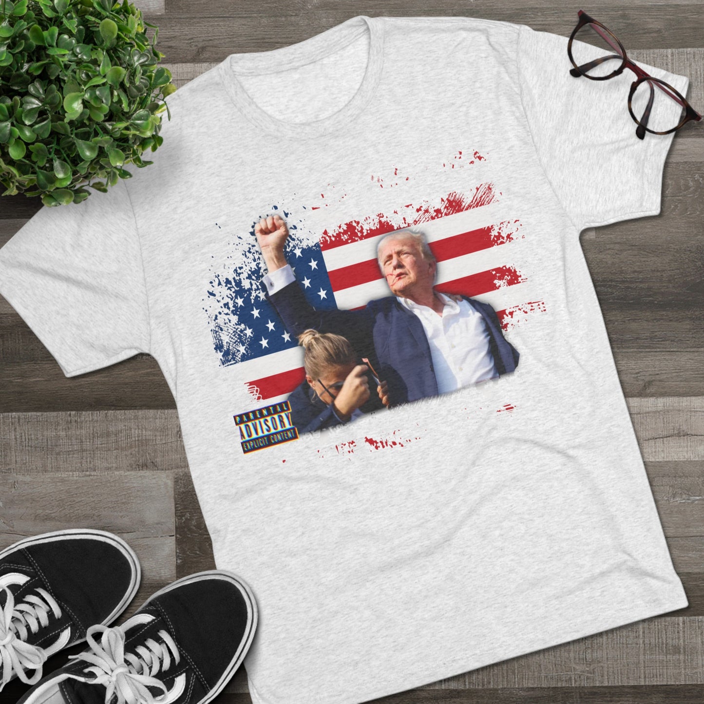Trump Bulletproof Tri-Blend Crew Tee