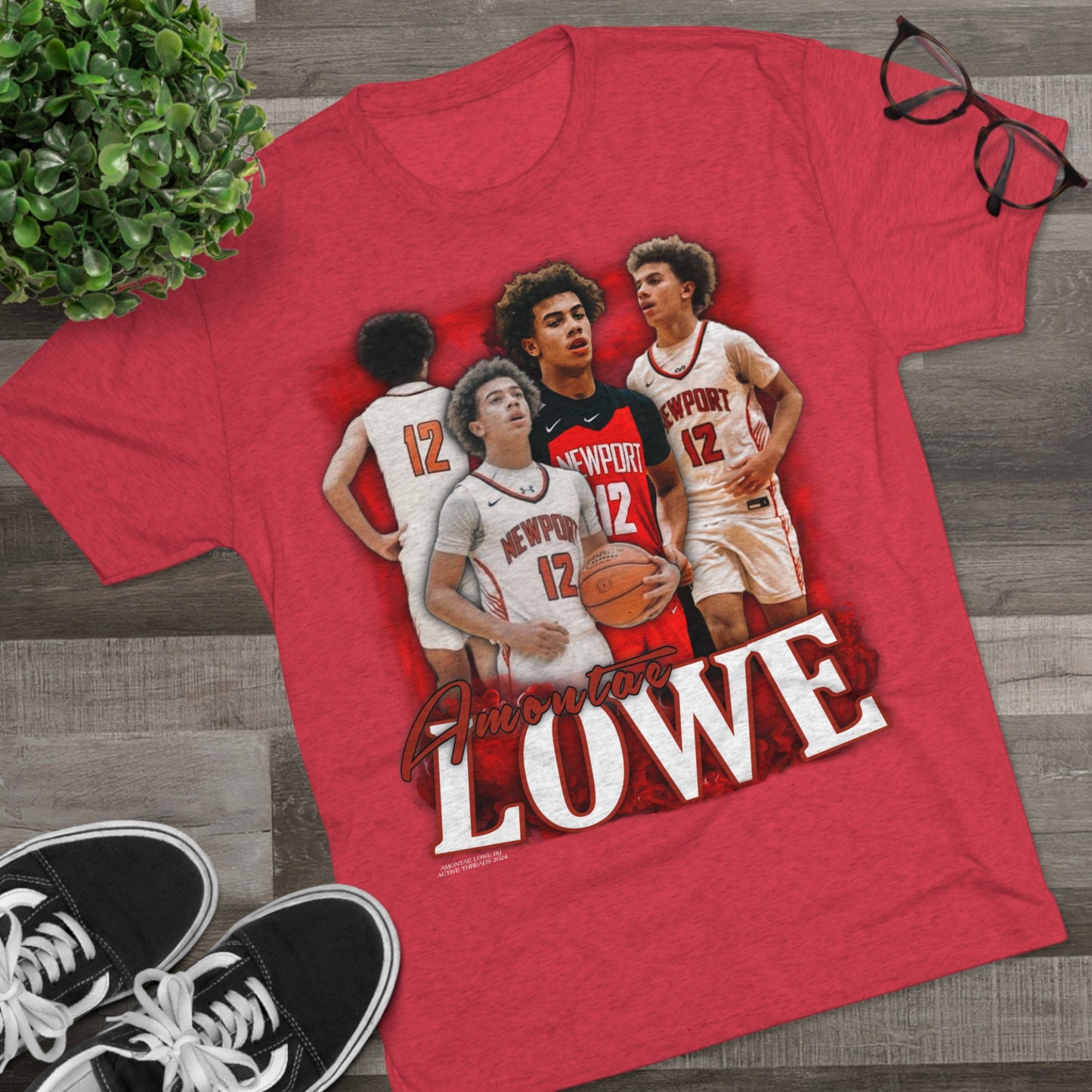 Amontae Lowe Tri-Blend Crew Tee