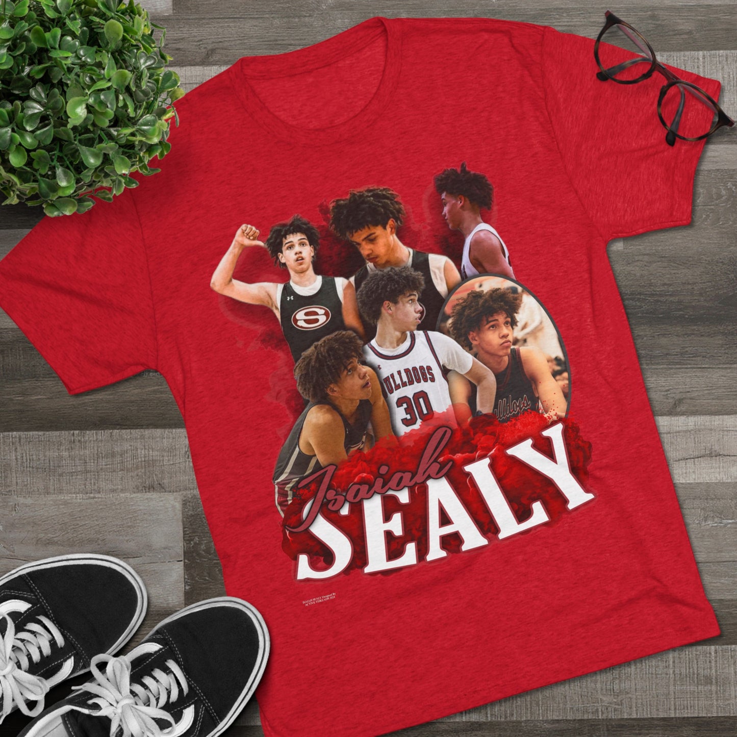 Isaiah Sealy Tri-Blend Crew Tee