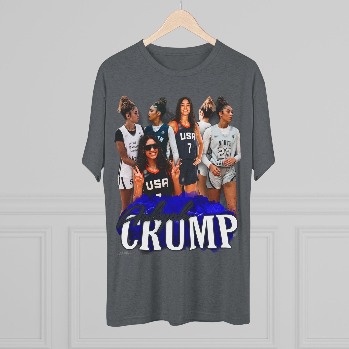 Aaliyah Crump Tri-Blend Crew Tee
