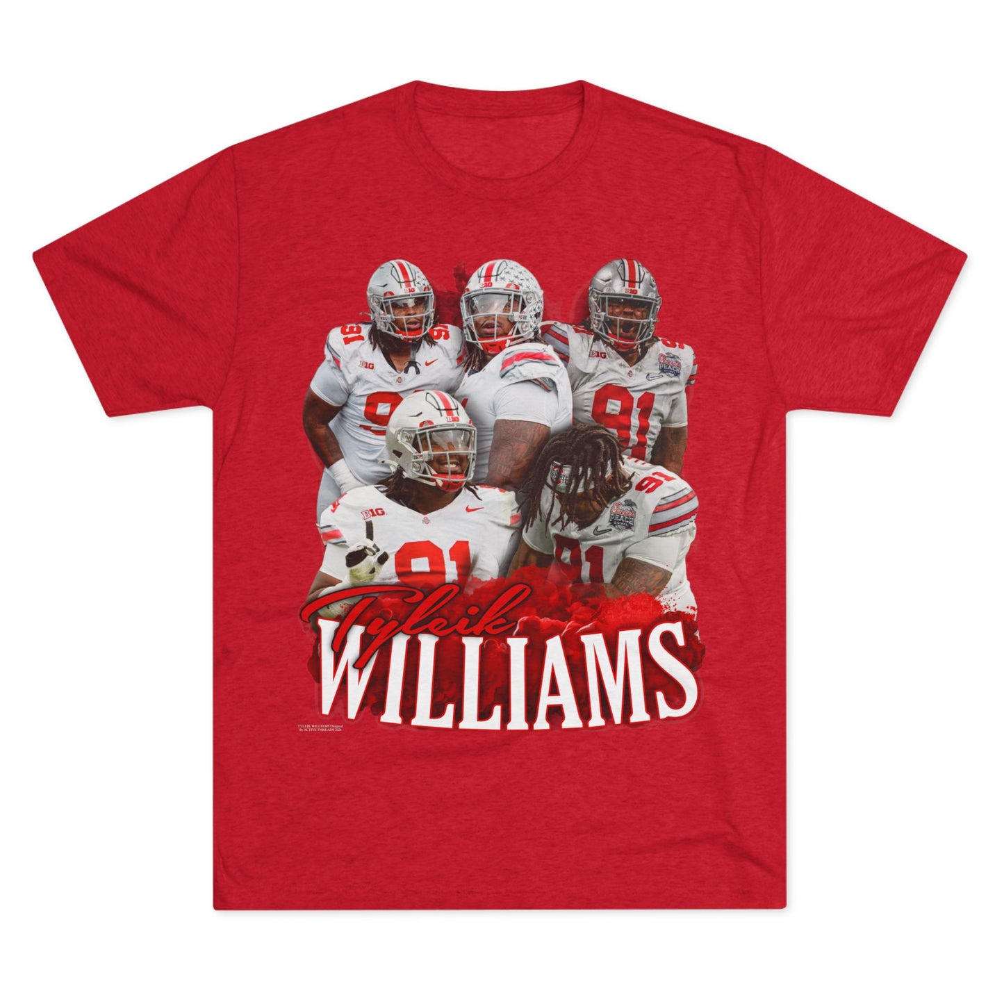 Tyleik Williams Tri-Blend Crew Tee