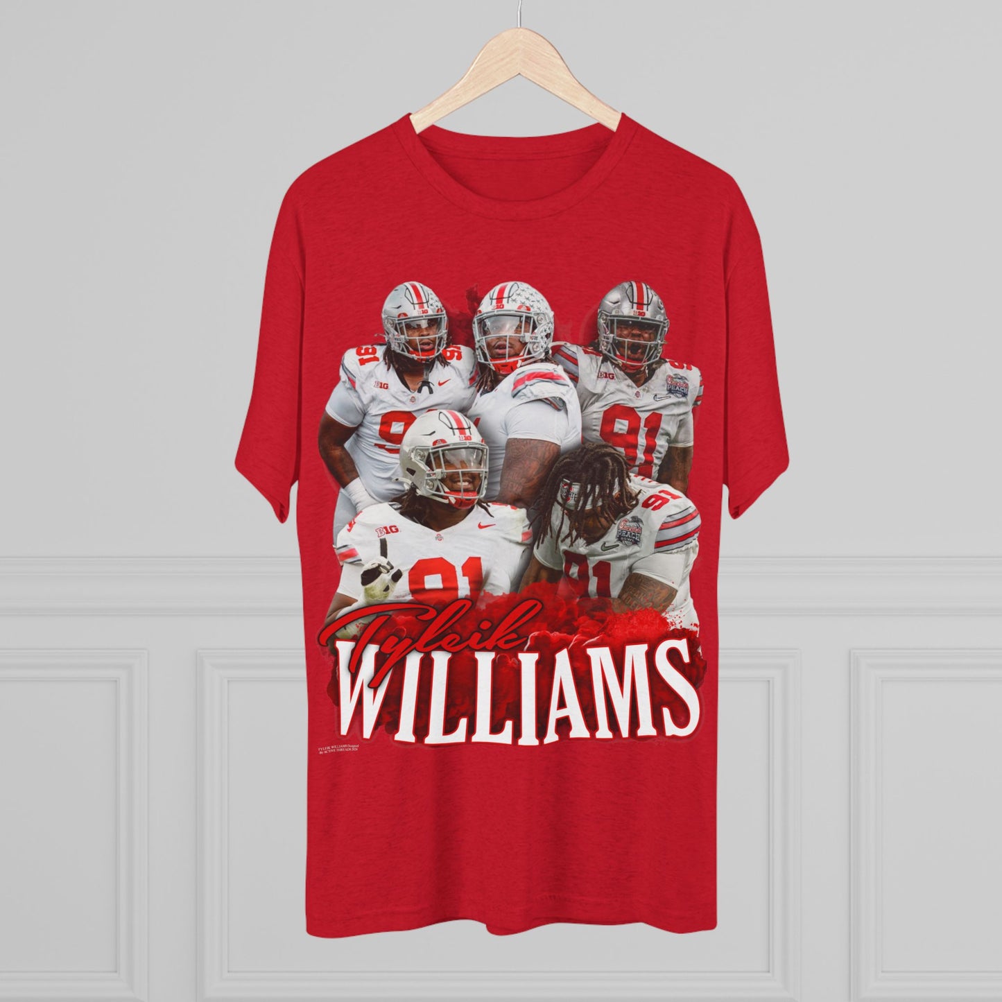 Tyleik Williams Tri-Blend Crew Tee