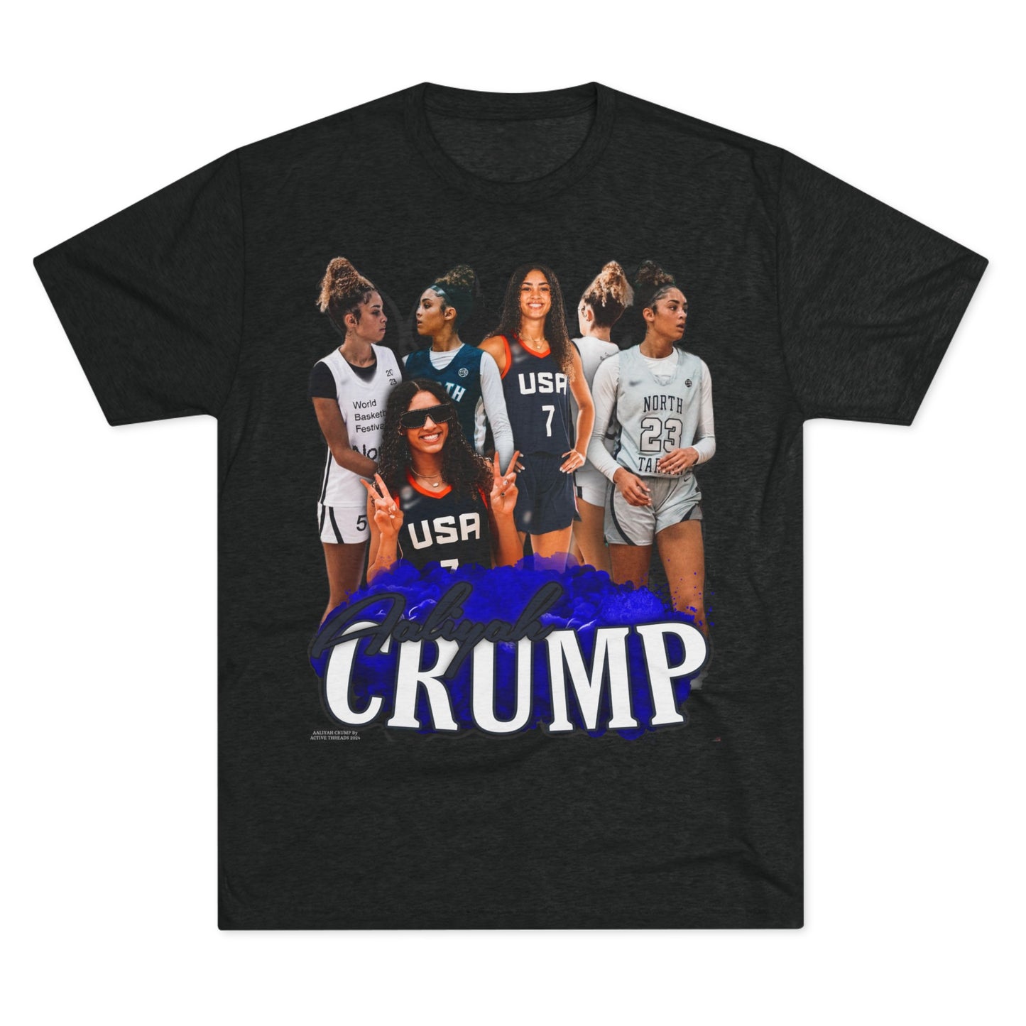 Aaliyah Crump Tri-Blend Crew Tee