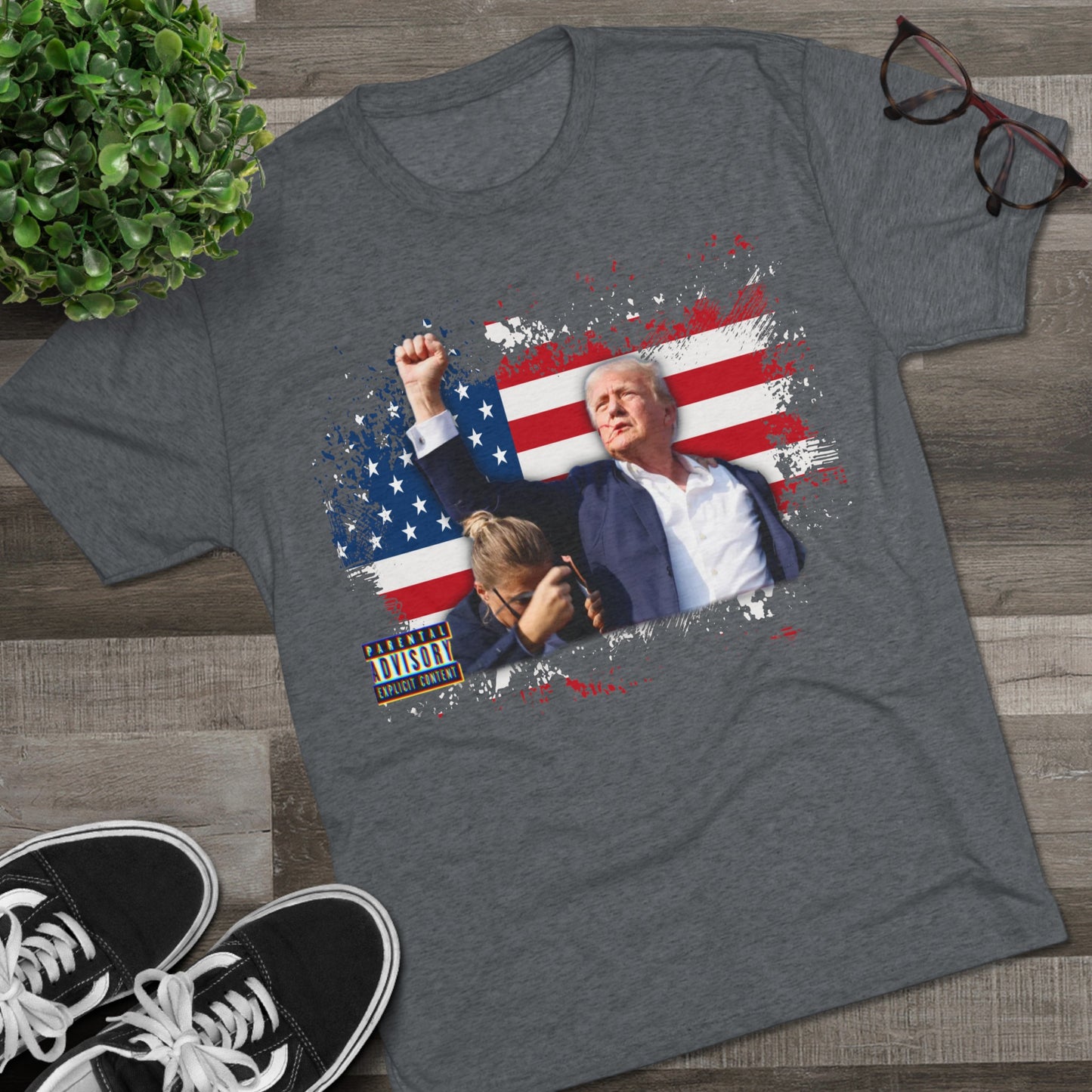 Trump Bulletproof Tri-Blend Crew Tee