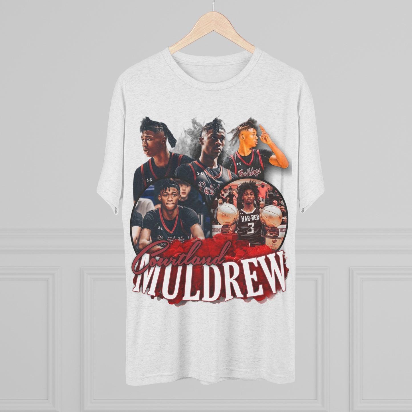 Courtland Muldrew Tri-Blend Crew Tee