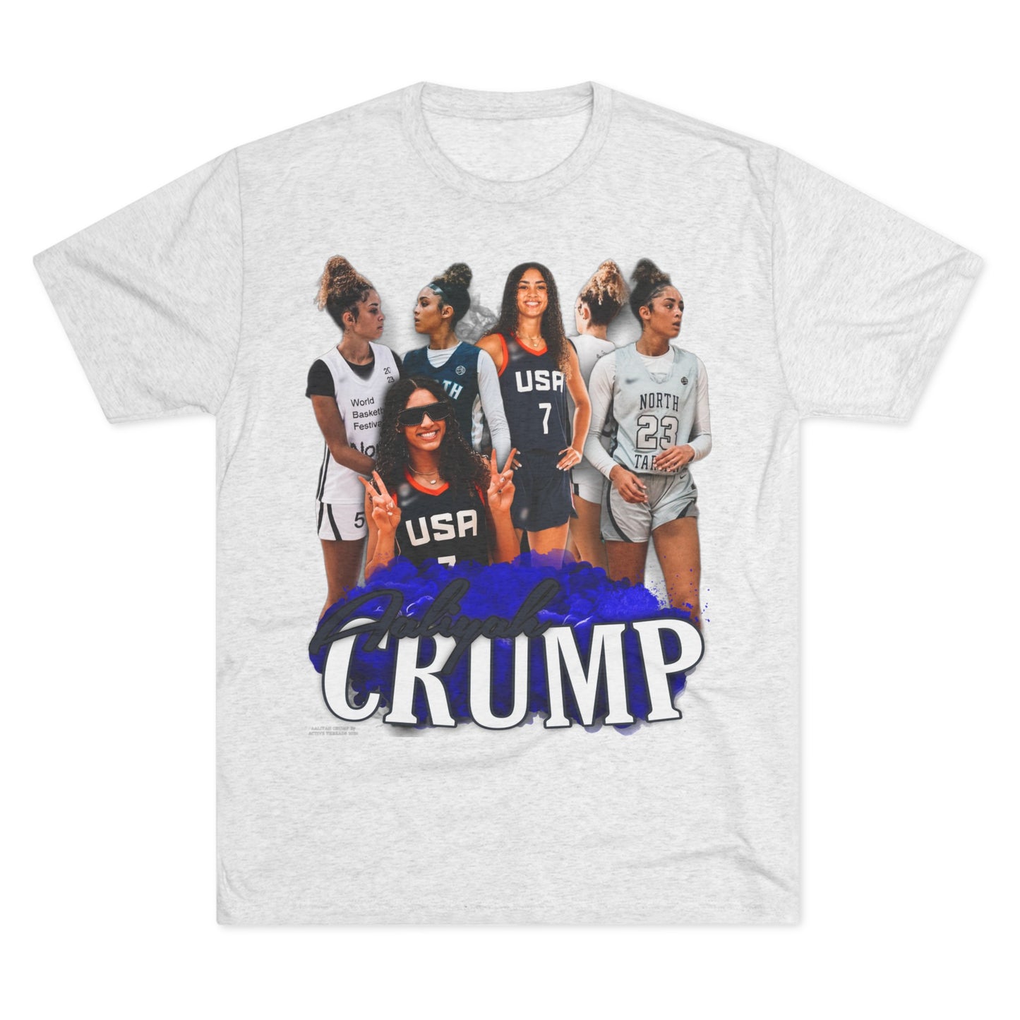 Aaliyah Crump Tri-Blend Crew Tee