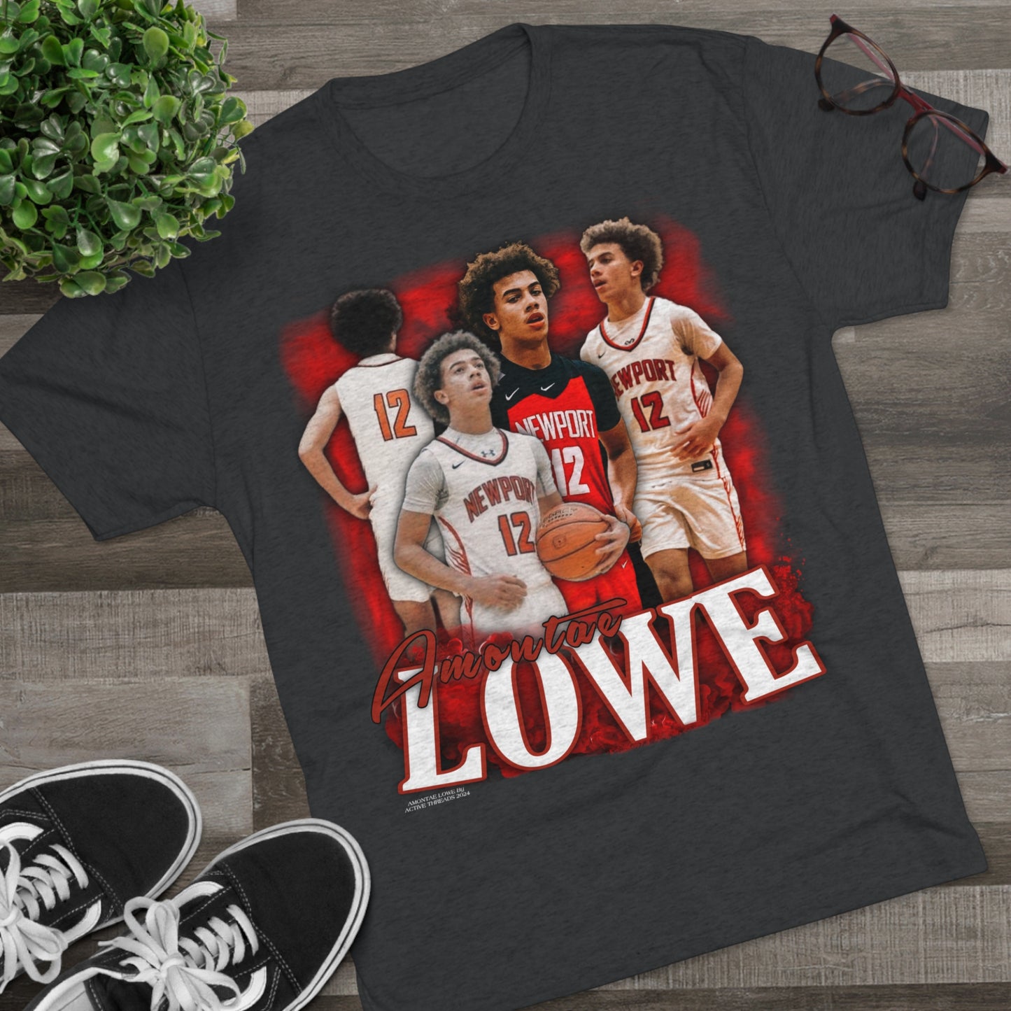 Amontae Lowe Tri-Blend Crew Tee