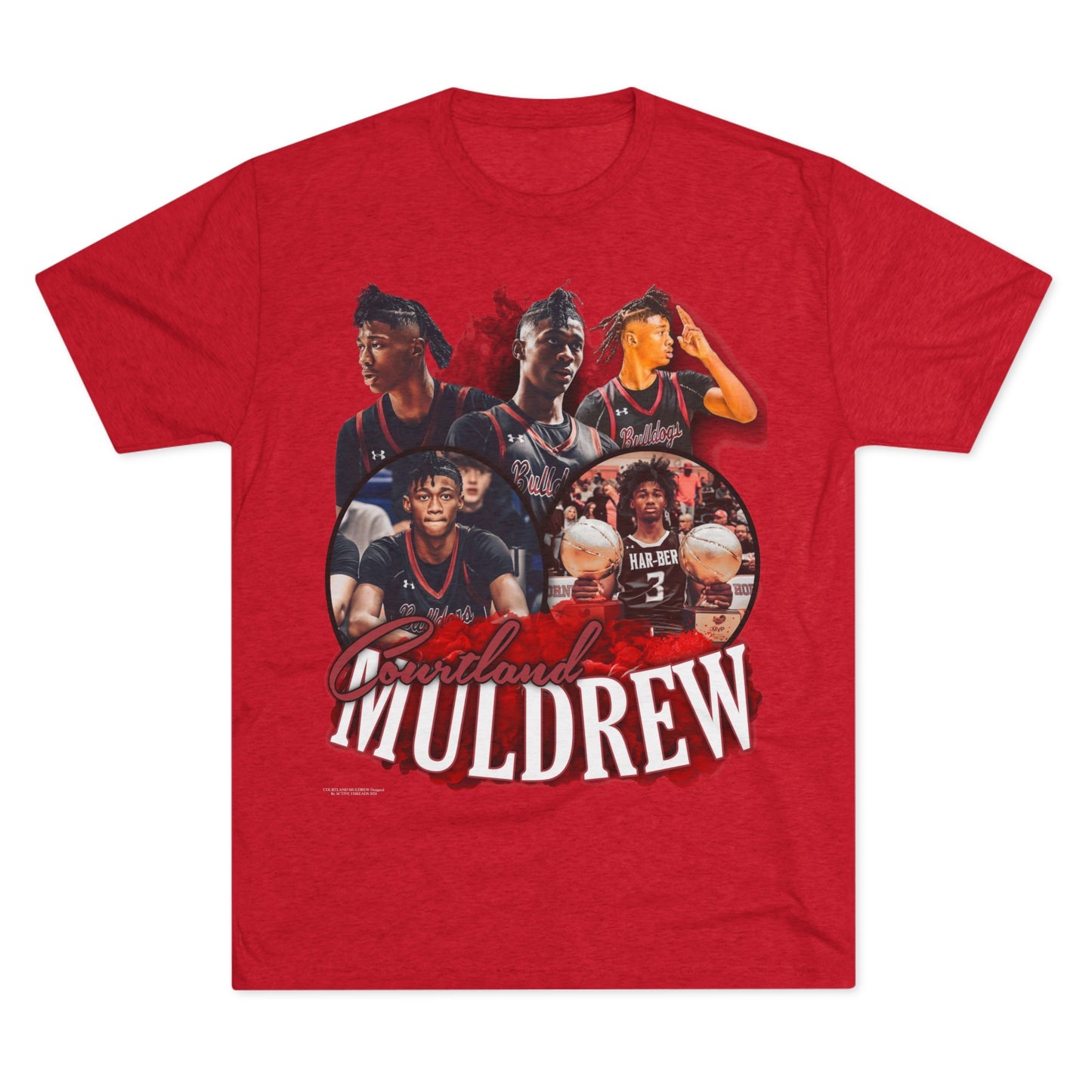 Courtland Muldrew Tri-Blend Crew Tee