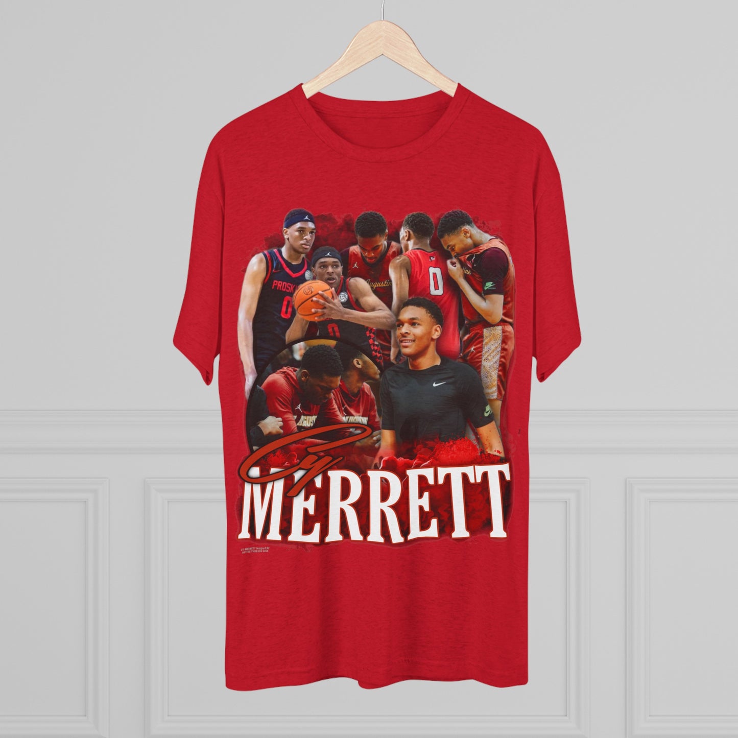 Cy Merrett Tri-Blend Crew Tee