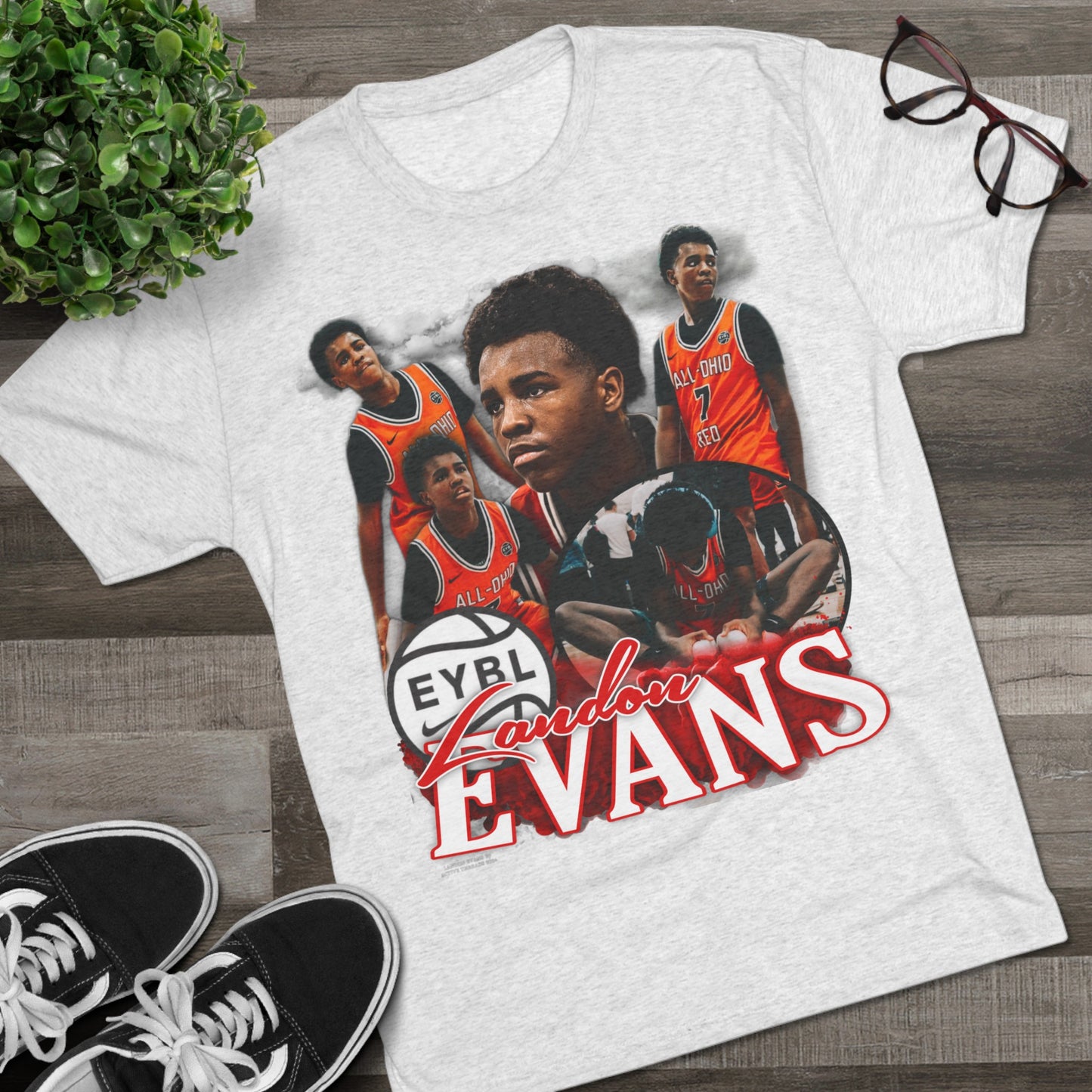 Landon Evans Tri-Blend Crew Tee