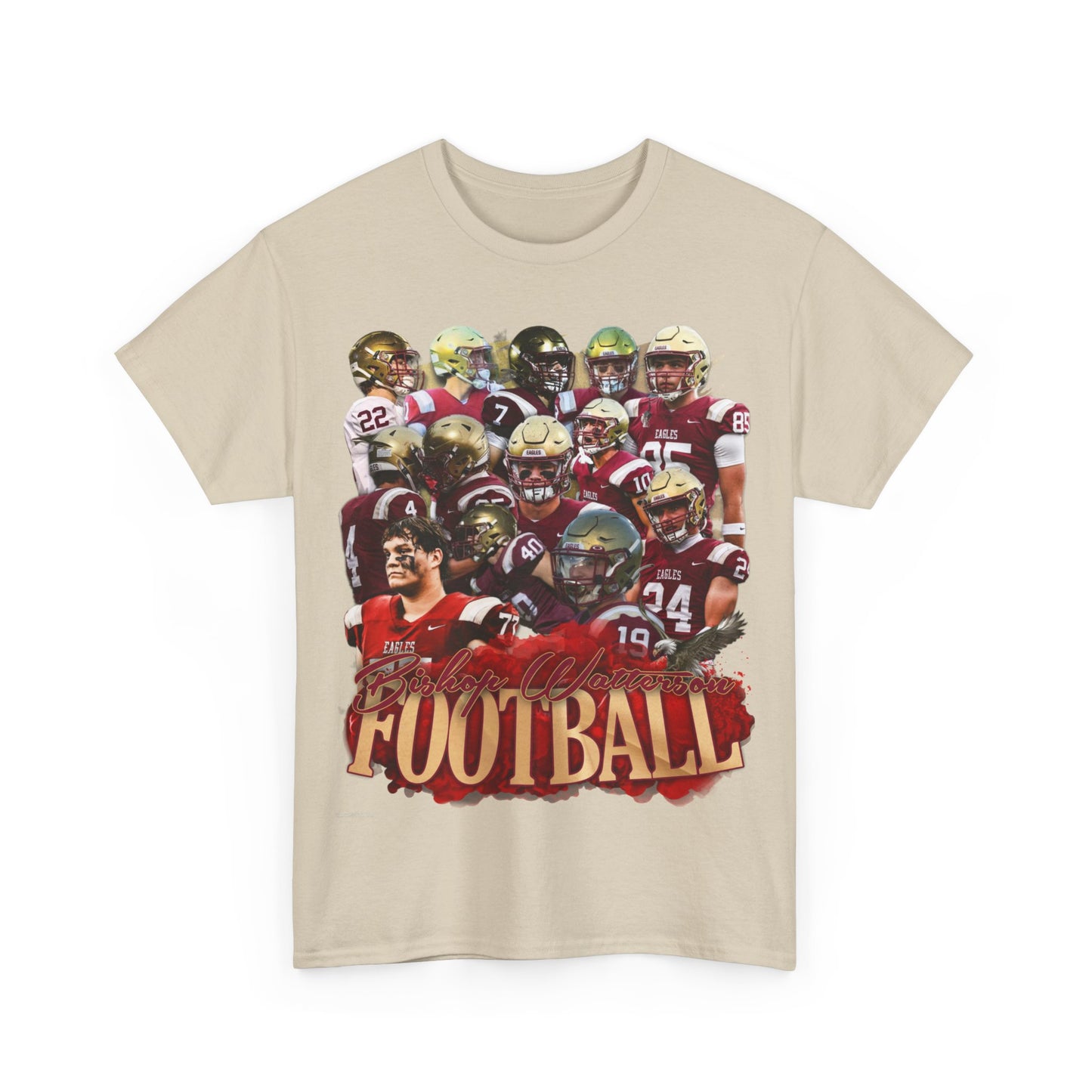 Bishop Watterson Football 2024 Heavy Cotton Tee