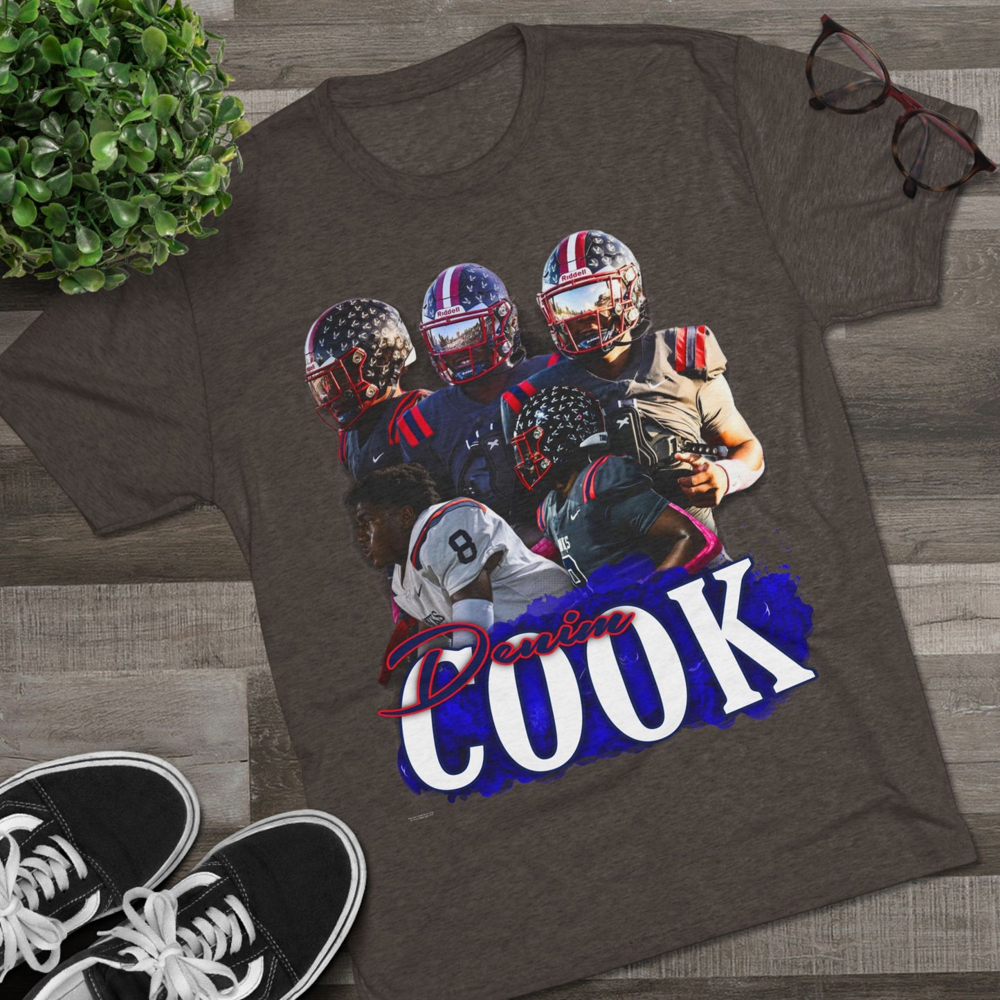 Denim Cook Tri-Blend Crew Tee