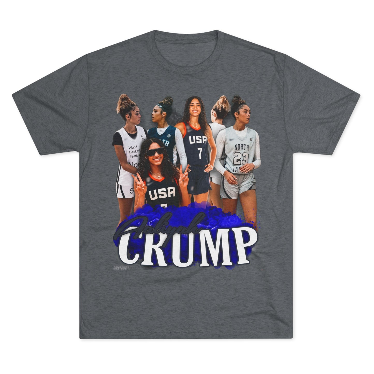 Aaliyah Crump Tri-Blend Crew Tee