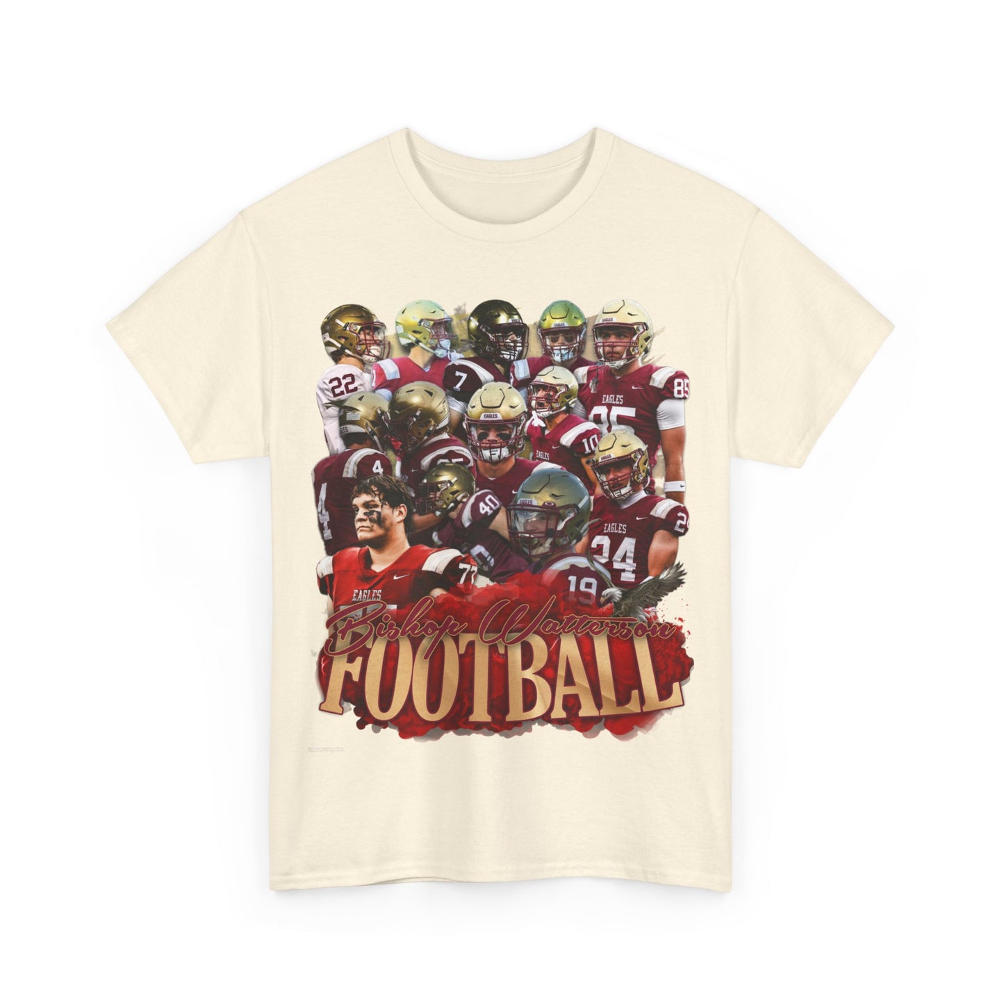 Bishop Watterson Football 2024 Heavy Cotton Tee