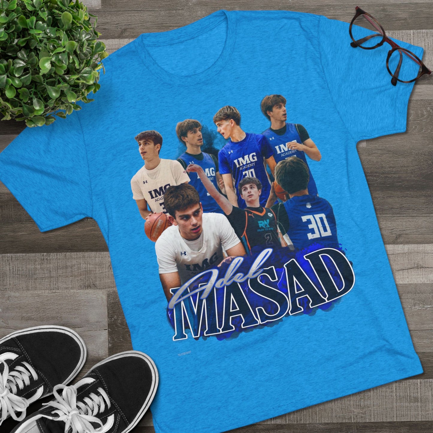Adel Masad Tri-Blend Crew Tee