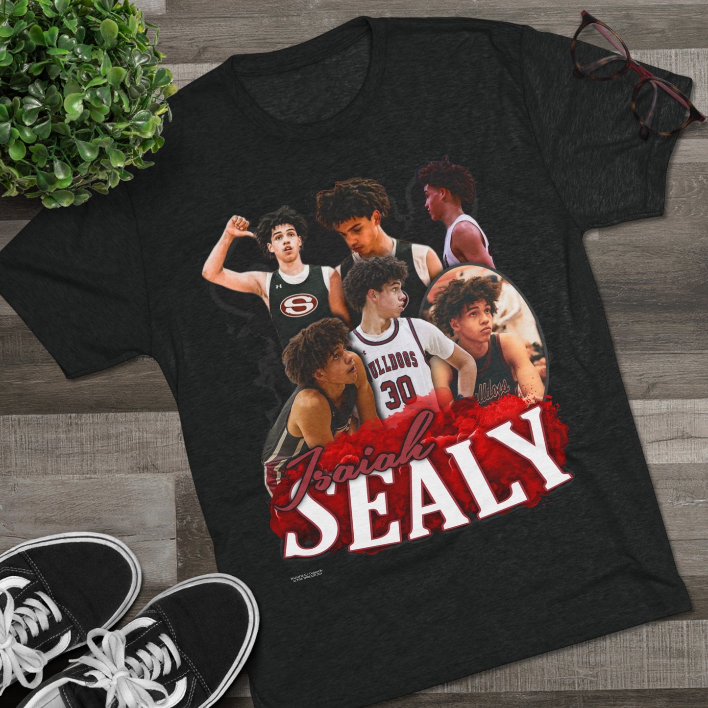 Isaiah Sealy Tri-Blend Crew Tee