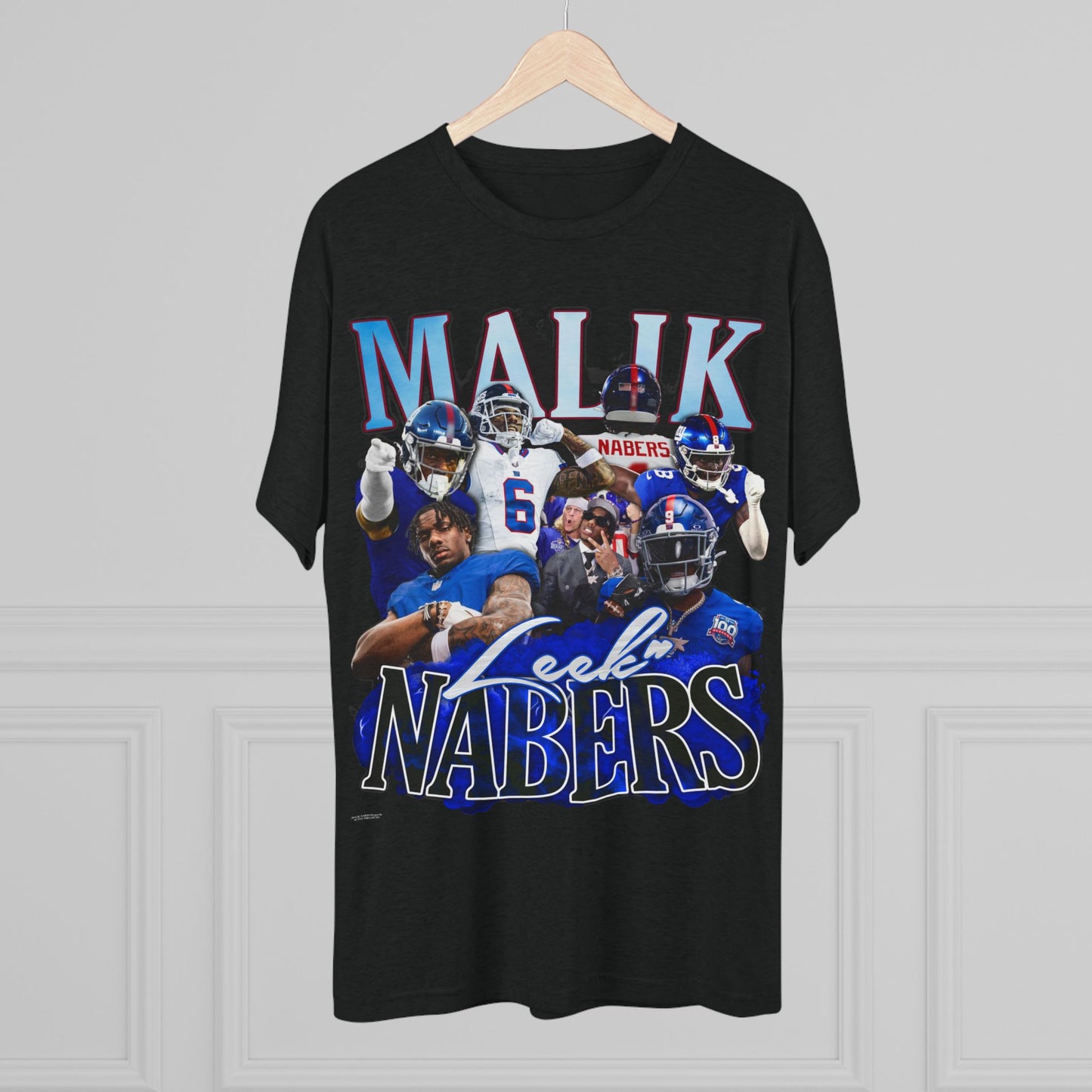 Malik Nabers Tri-Blend Crew Tee