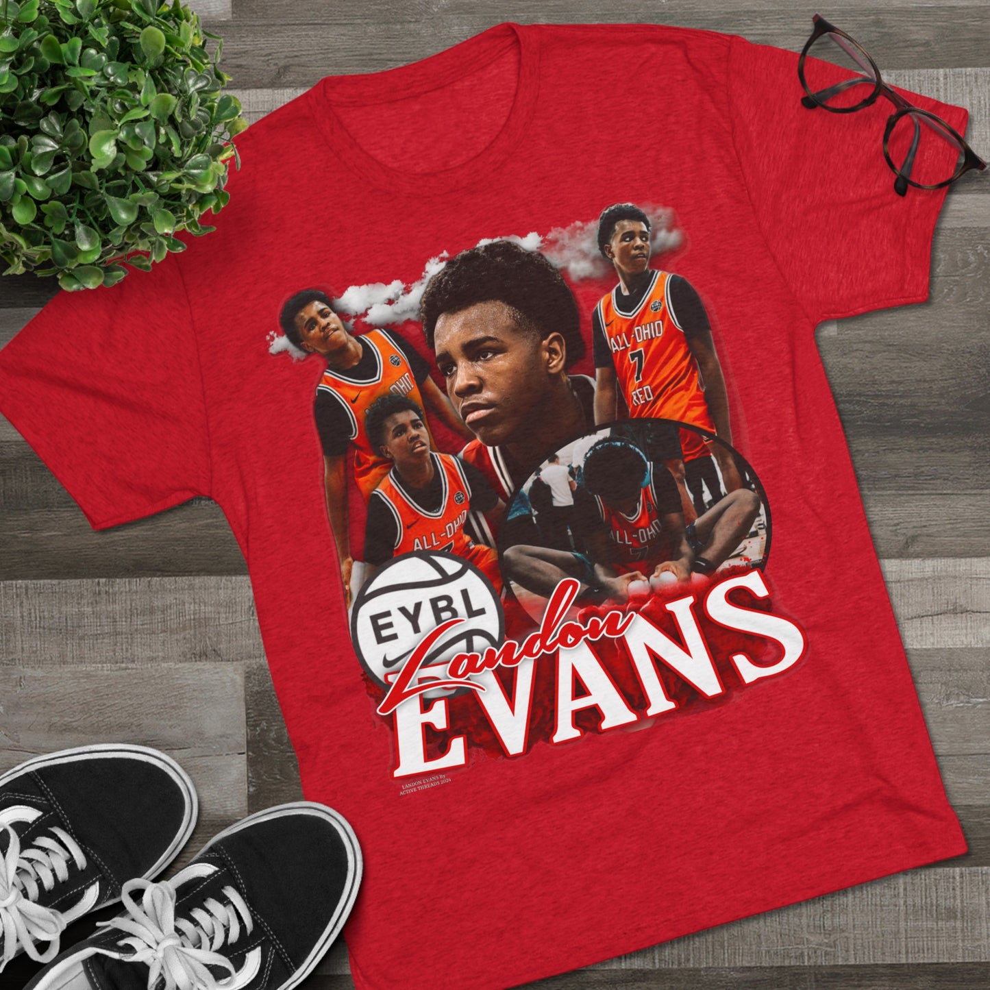 Landon Evans Tri-Blend Crew Tee