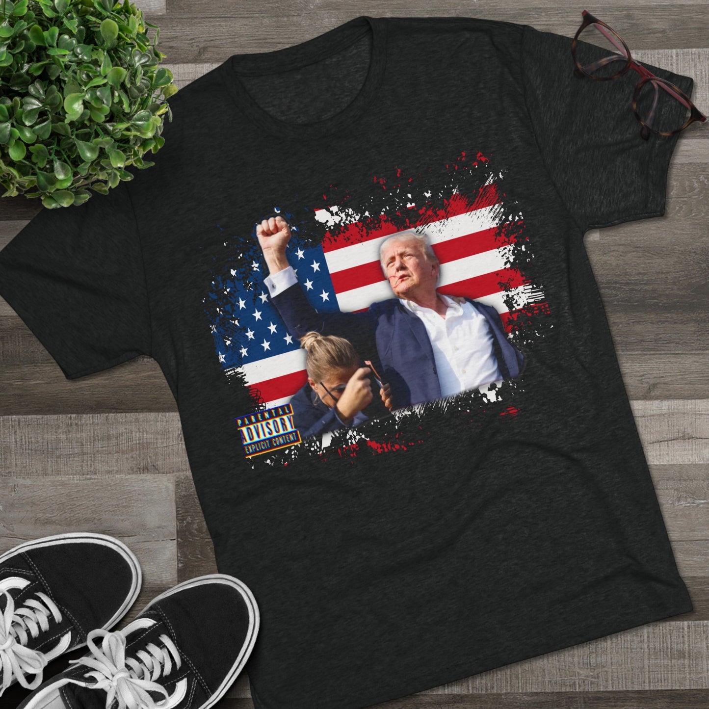 Trump Bulletproof Tri-Blend Crew Tee