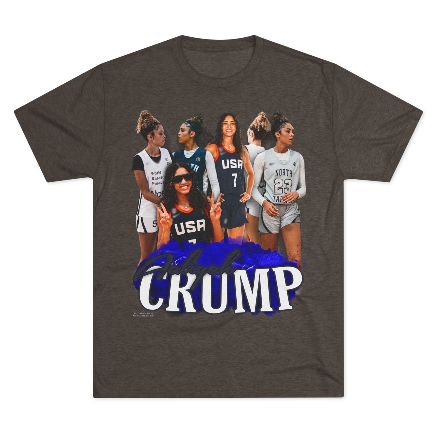 Aaliyah Crump Tri-Blend Crew Tee