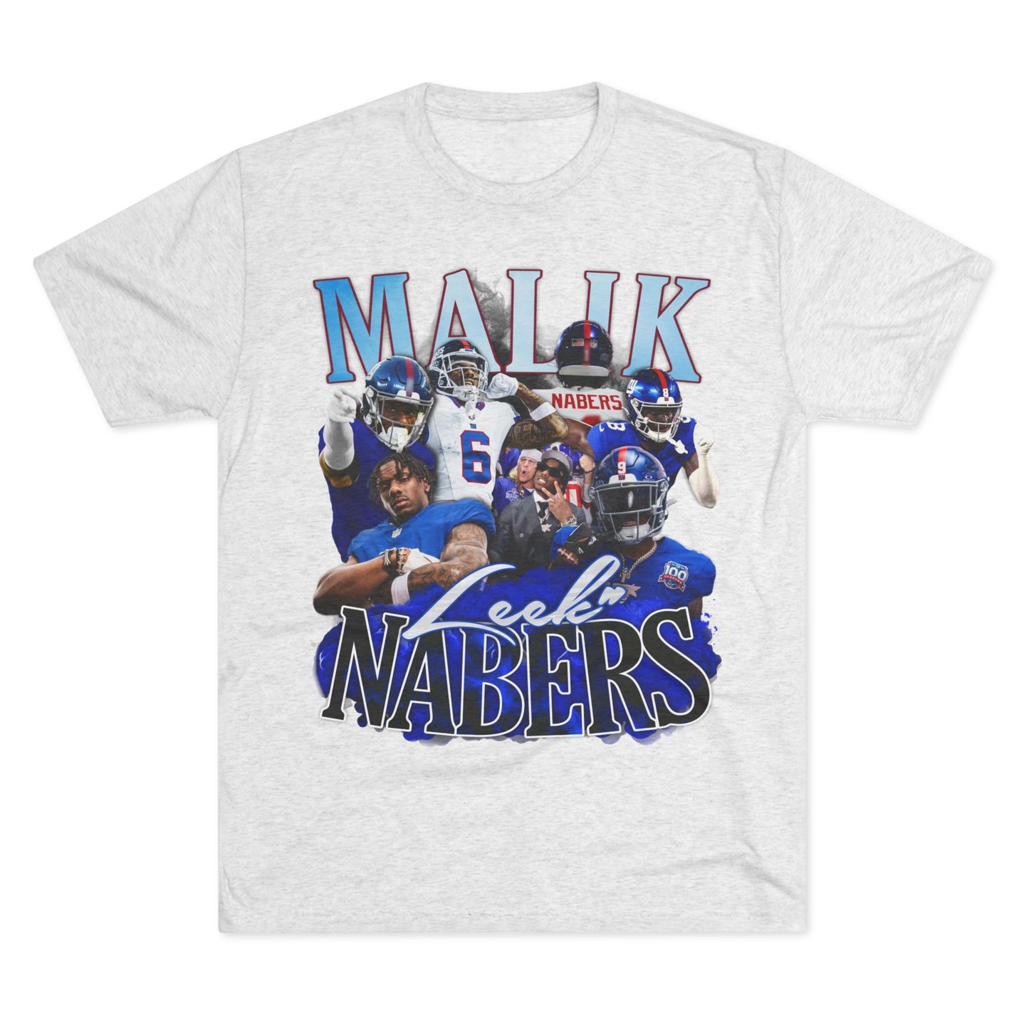 Malik Nabers Tri-Blend Crew Tee