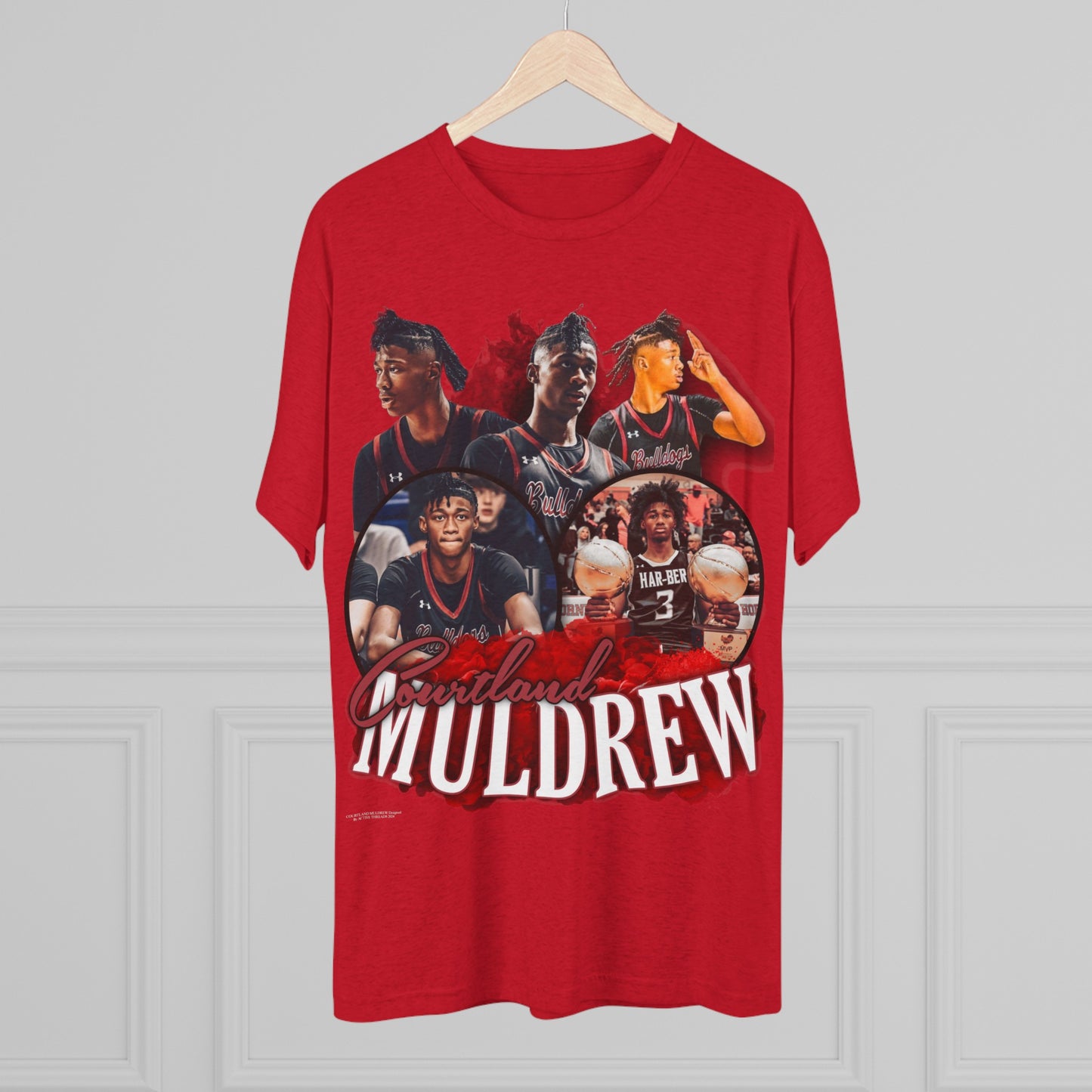 Courtland Muldrew Tri-Blend Crew Tee