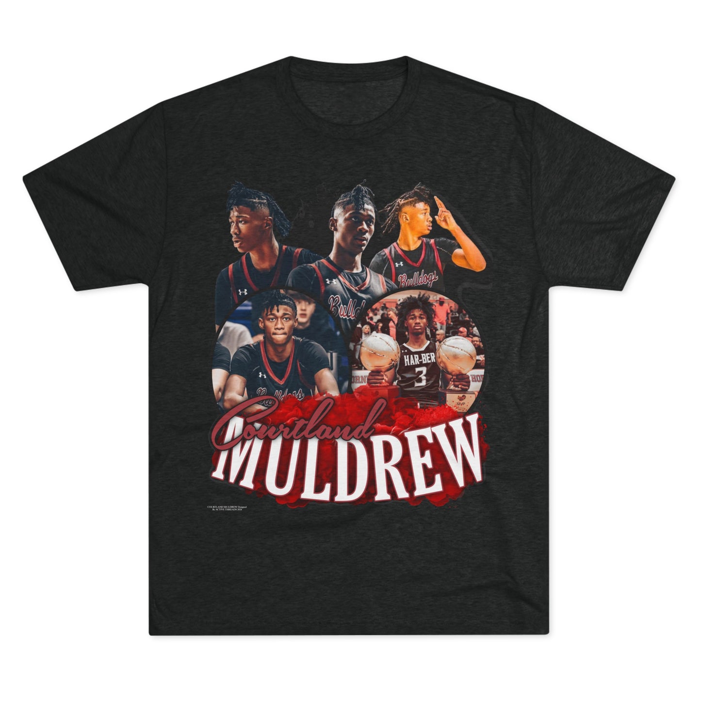Courtland Muldrew Tri-Blend Crew Tee