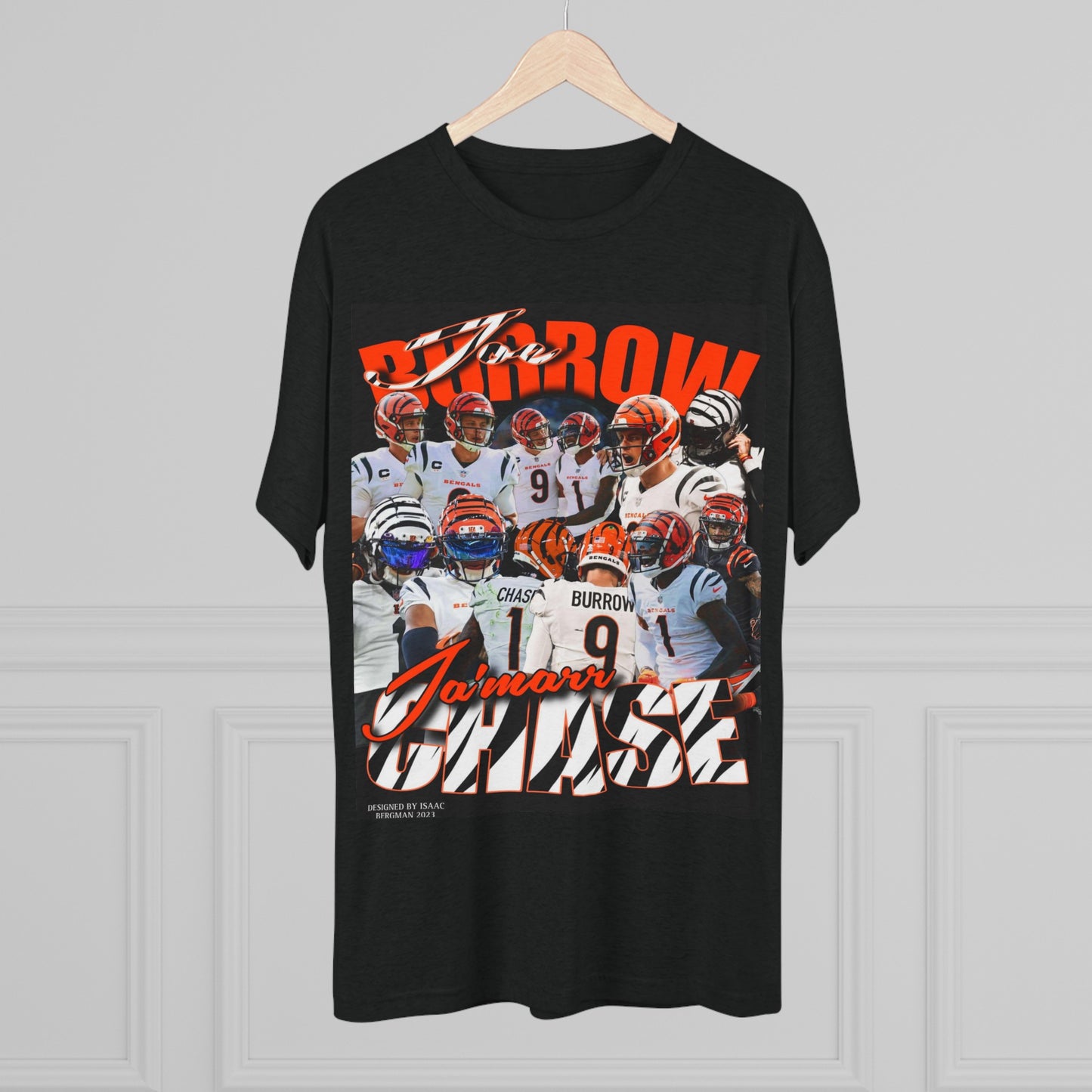 Joe Burrow X Jammar Chase Tri-Blend Crew Tee