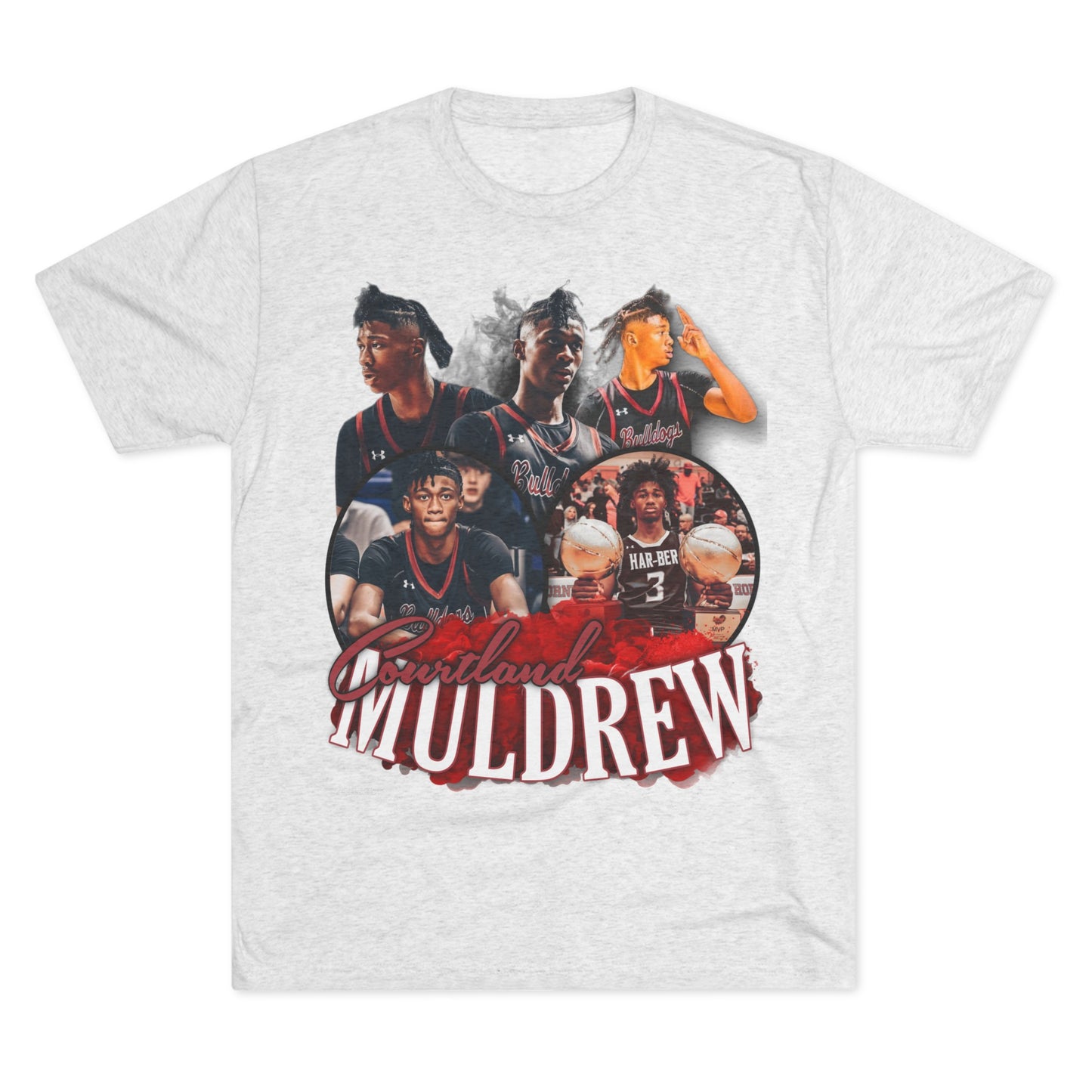 Courtland Muldrew Tri-Blend Crew Tee