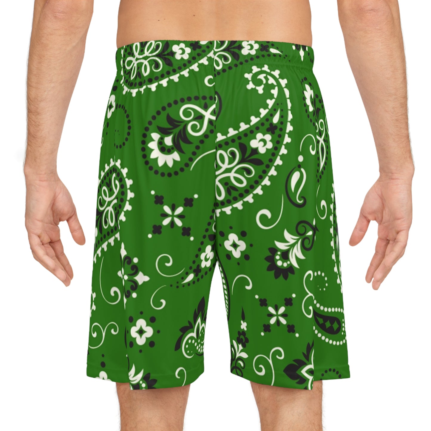 Green Bandana Shorts