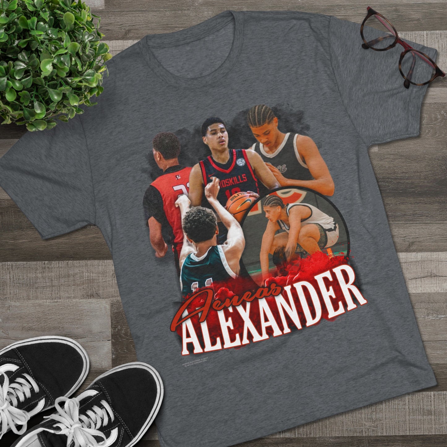 Aeneas Alexander Tri-Blend Crew Tee