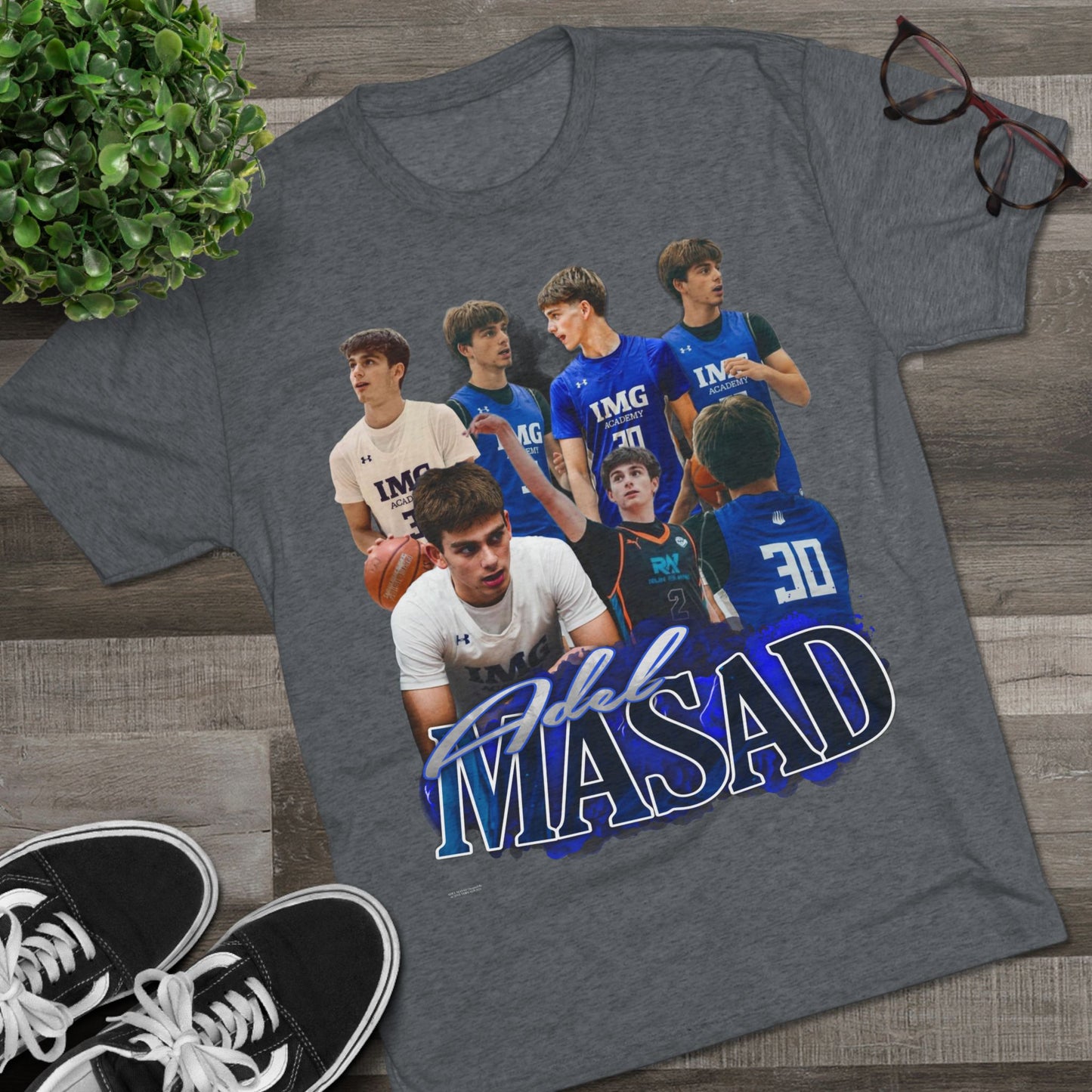 Adel Masad Tri-Blend Crew Tee