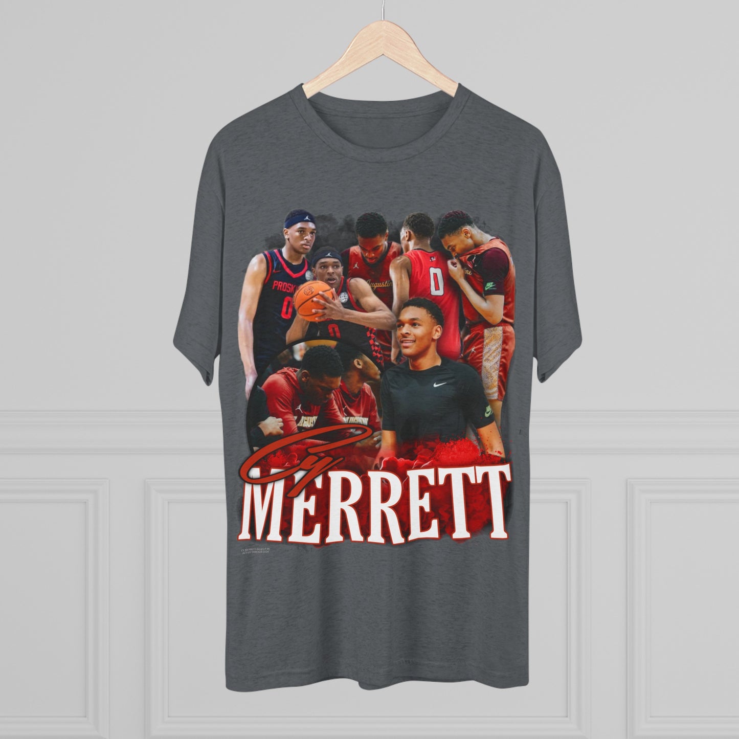 Cy Merrett Tri-Blend Crew Tee
