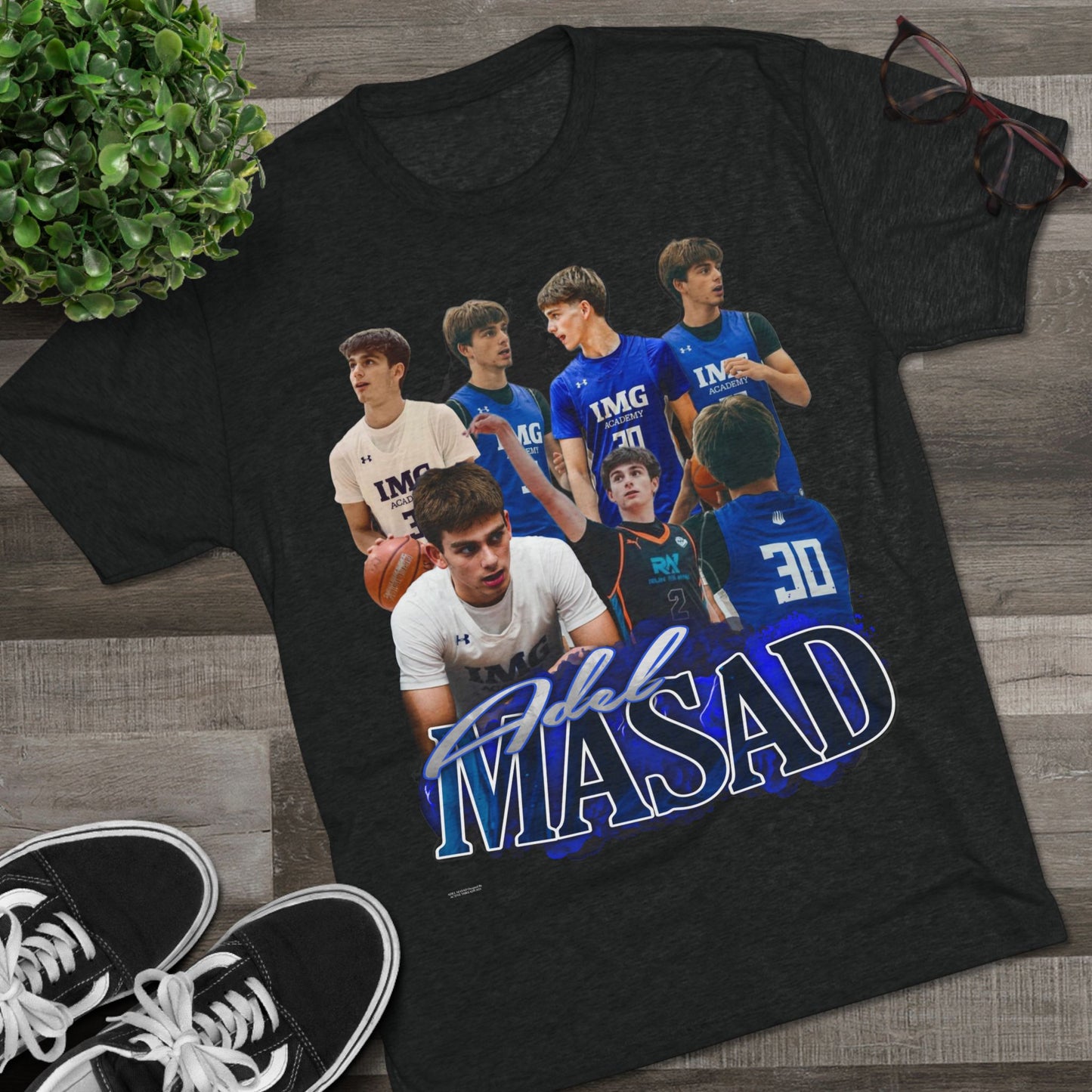 Adel Masad Tri-Blend Crew Tee