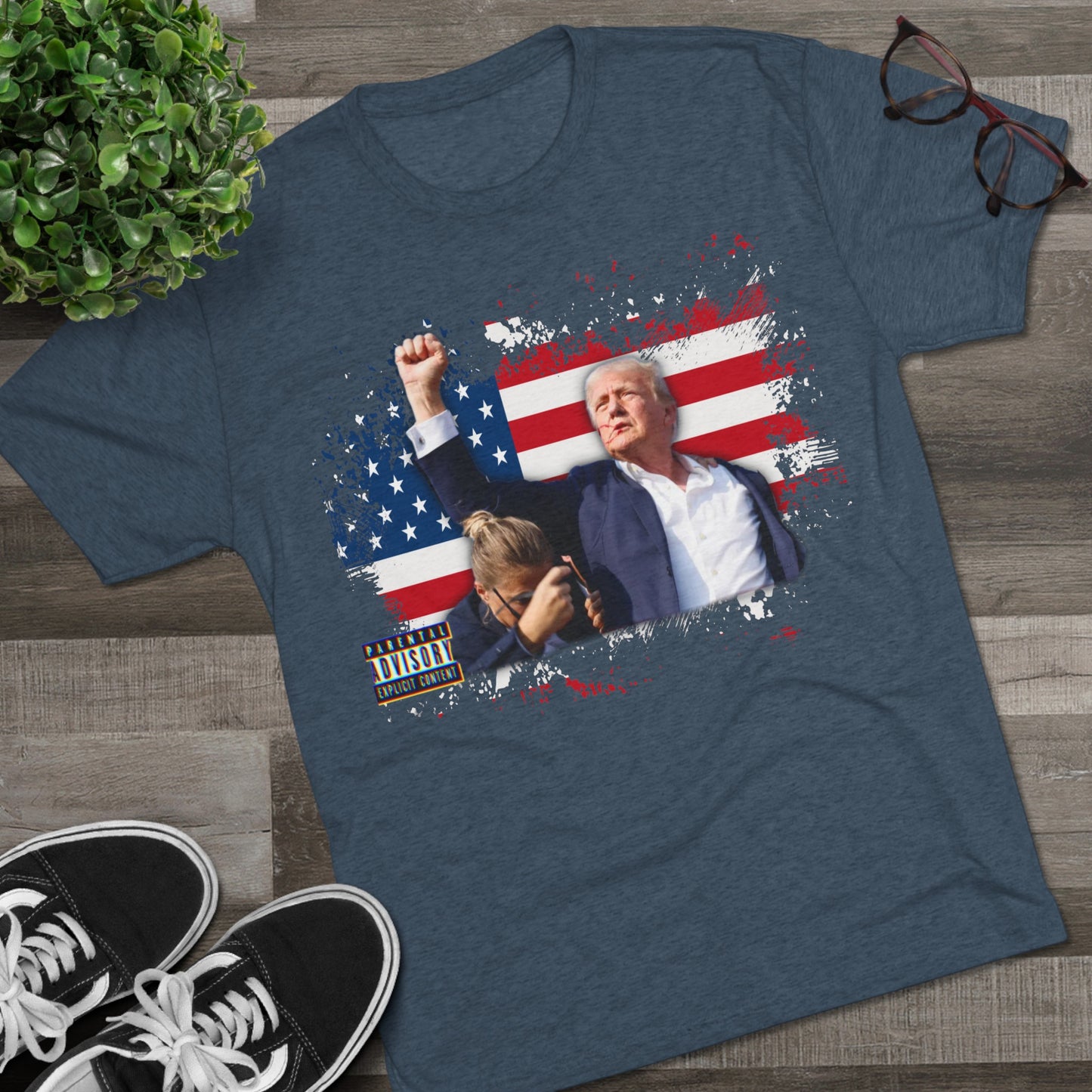 Trump Bulletproof Tri-Blend Crew Tee