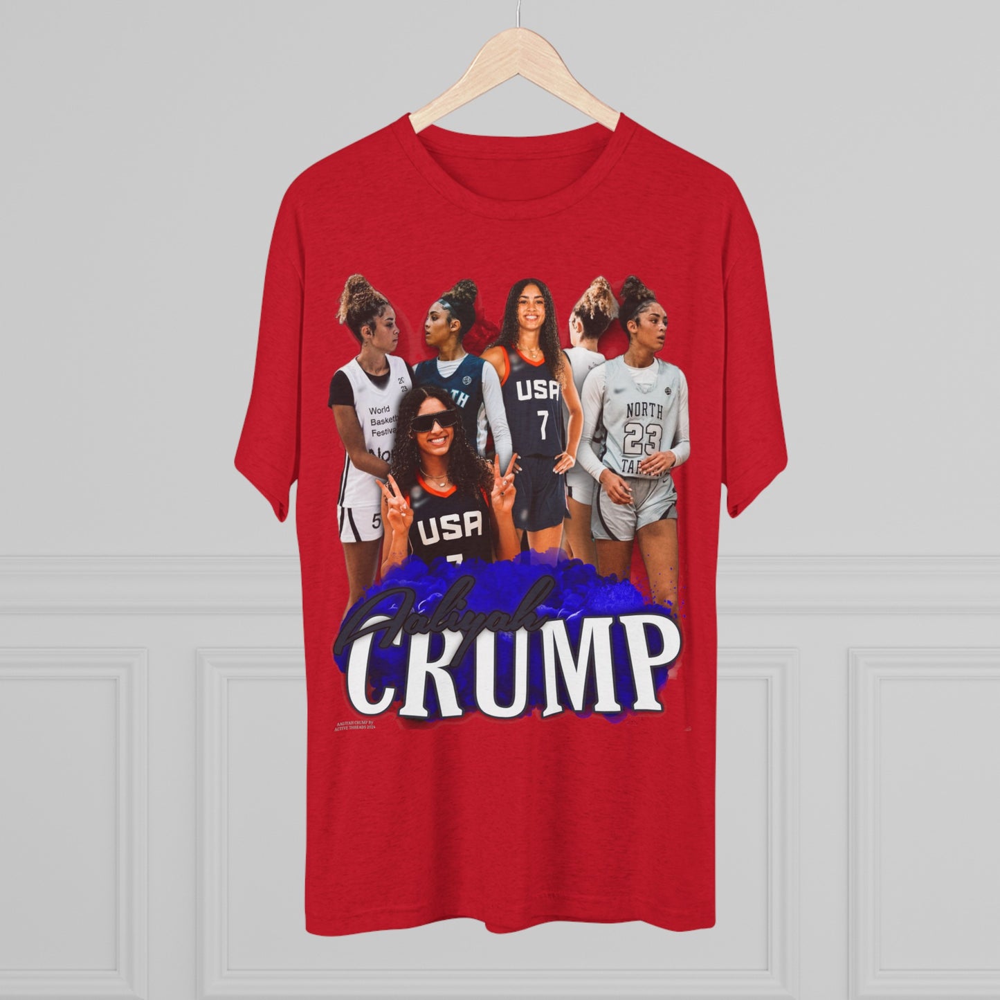 Aaliyah Crump Tri-Blend Crew Tee