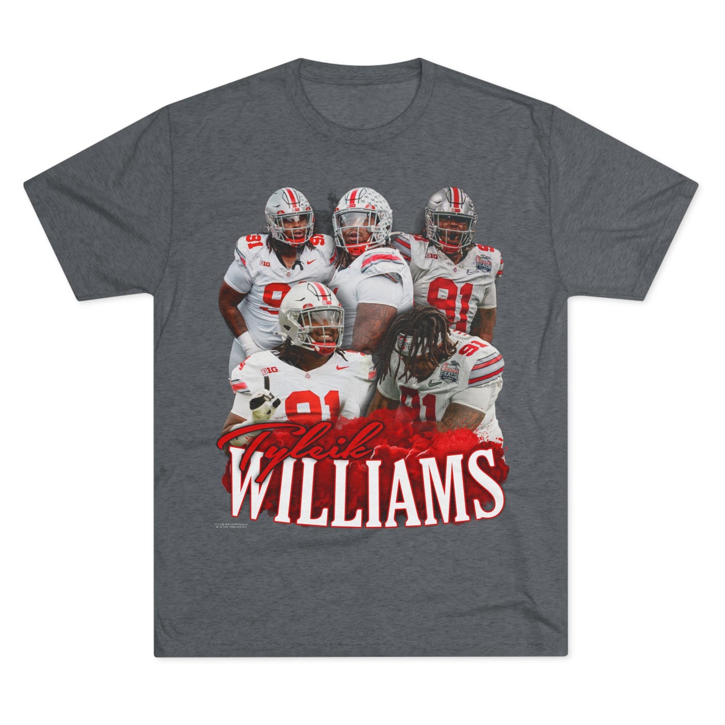 Tyleik Williams Tri-Blend Crew Tee