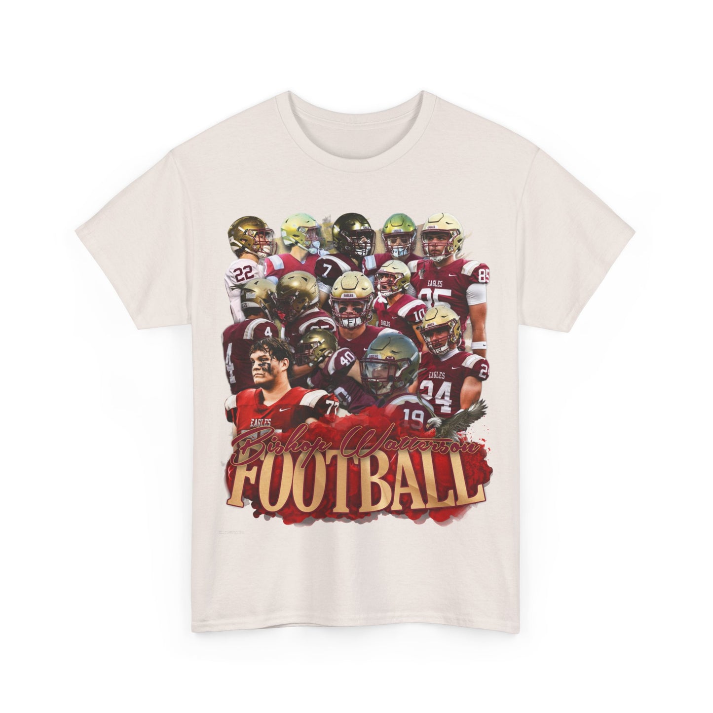 Bishop Watterson Football 2024 Heavy Cotton Tee