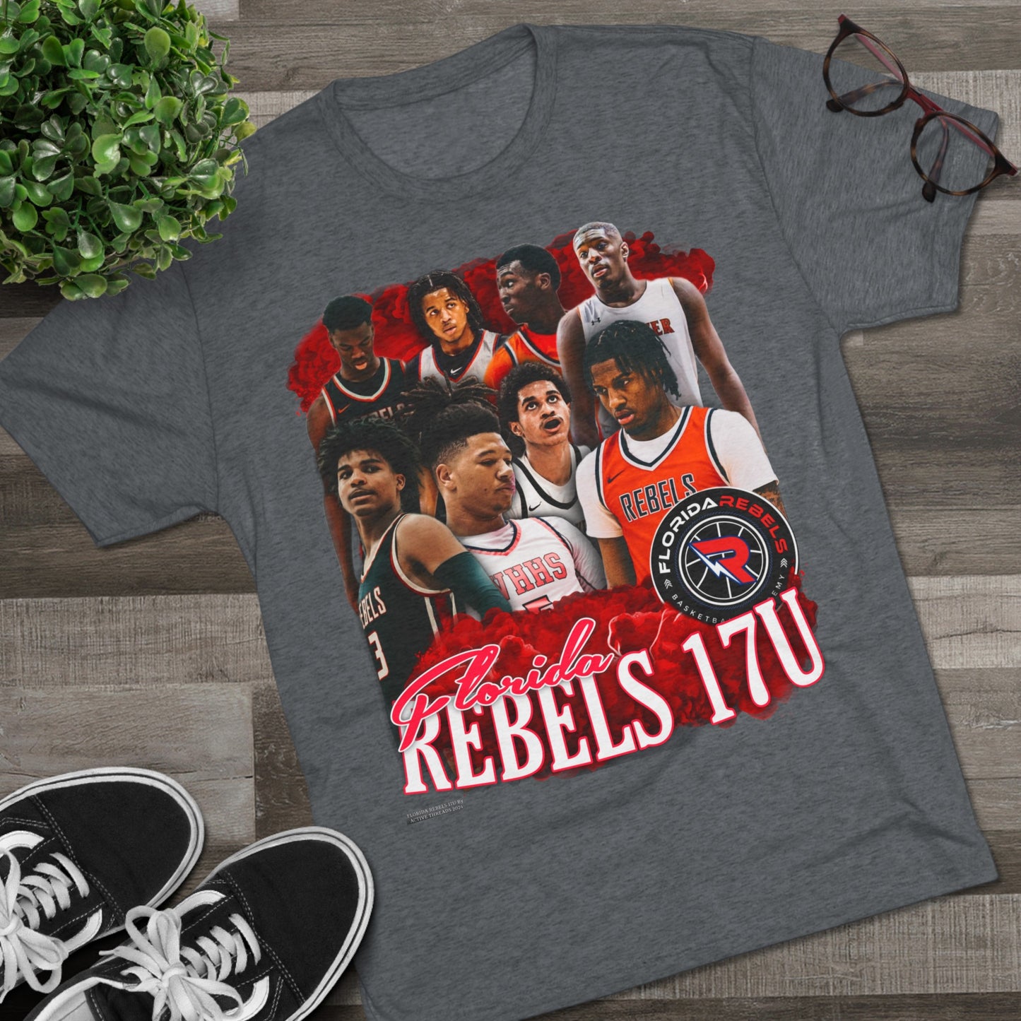 Florida Rebels 17U Tri-Blend Crew Tee