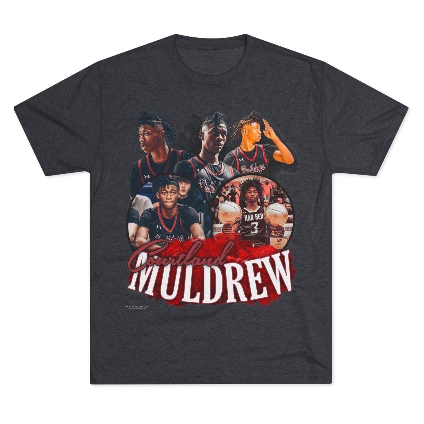 Courtland Muldrew Tri-Blend Crew Tee