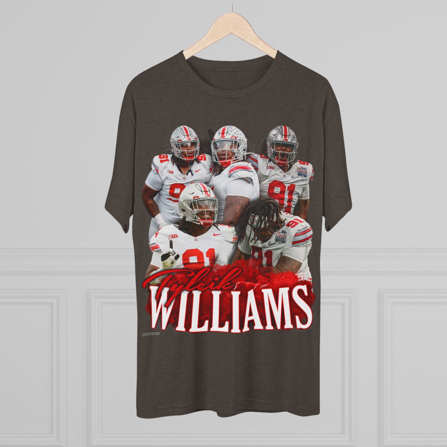 Tyleik Williams Tri-Blend Crew Tee