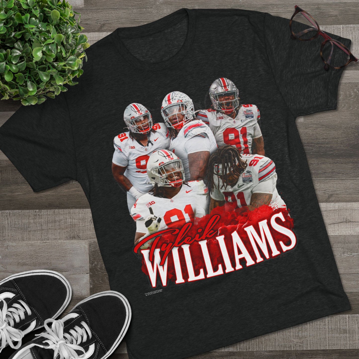 Tyleik Williams Tri-Blend Crew Tee