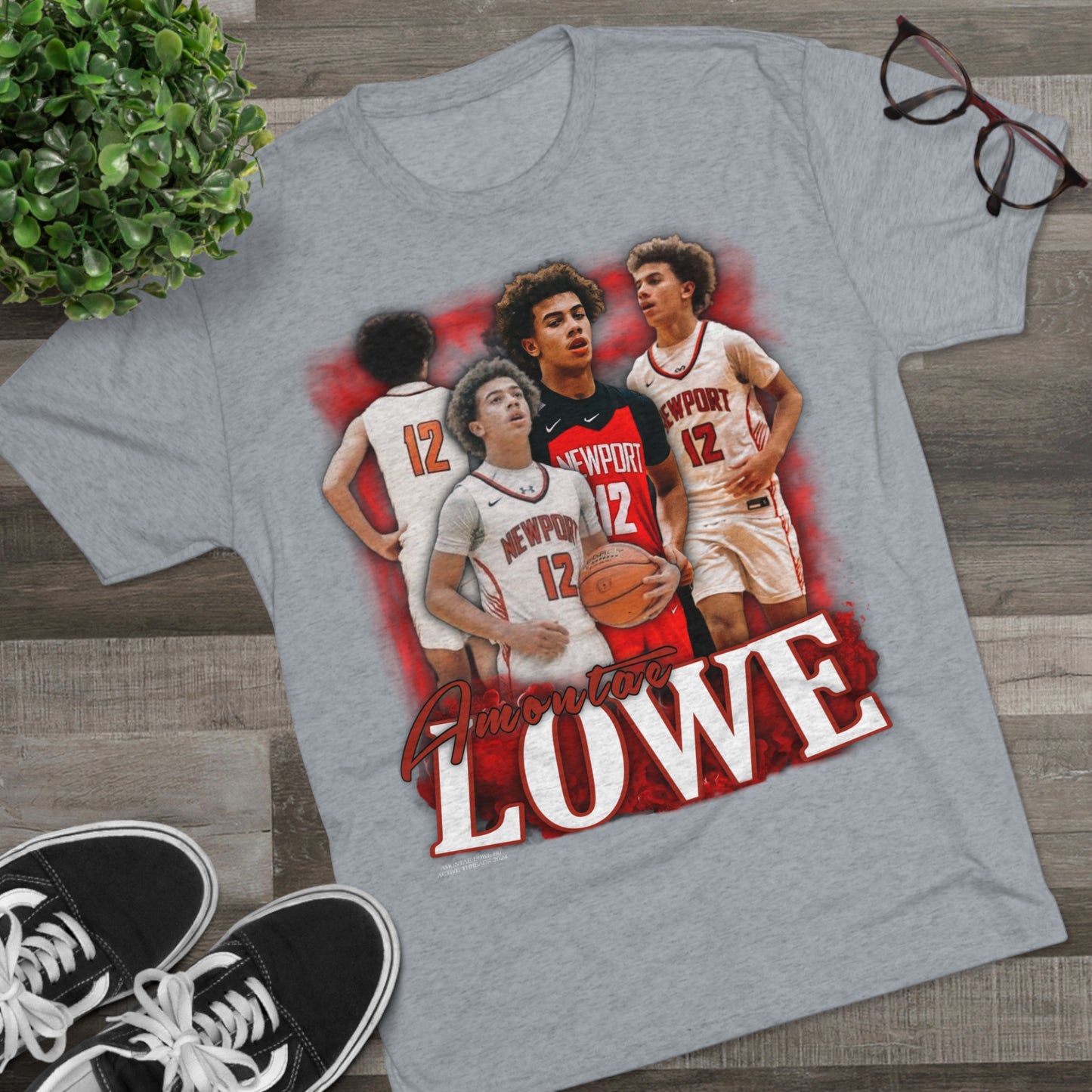Amontae Lowe Tri-Blend Crew Tee